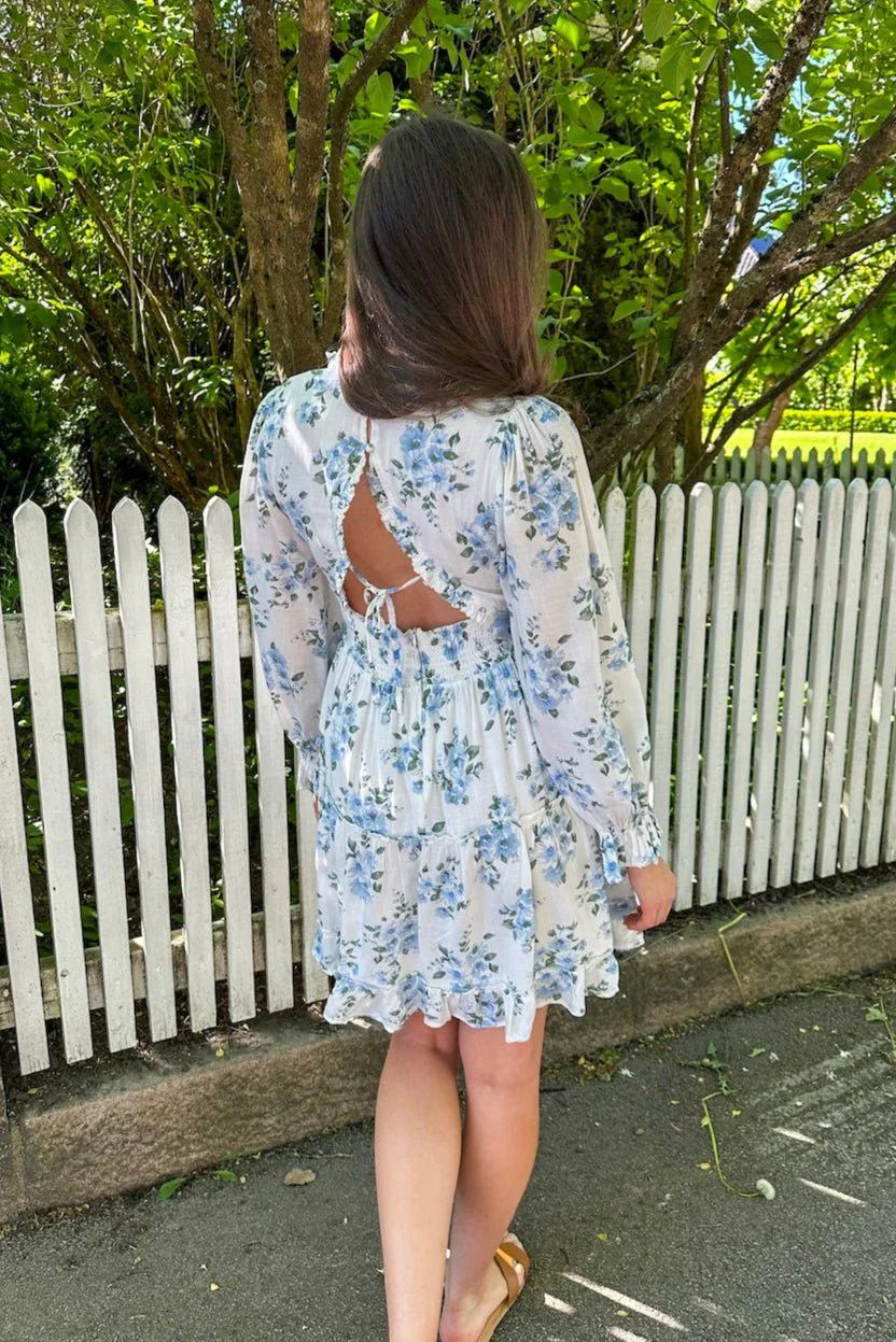 Miller Floral Dream Dress Light Blue - Image 3