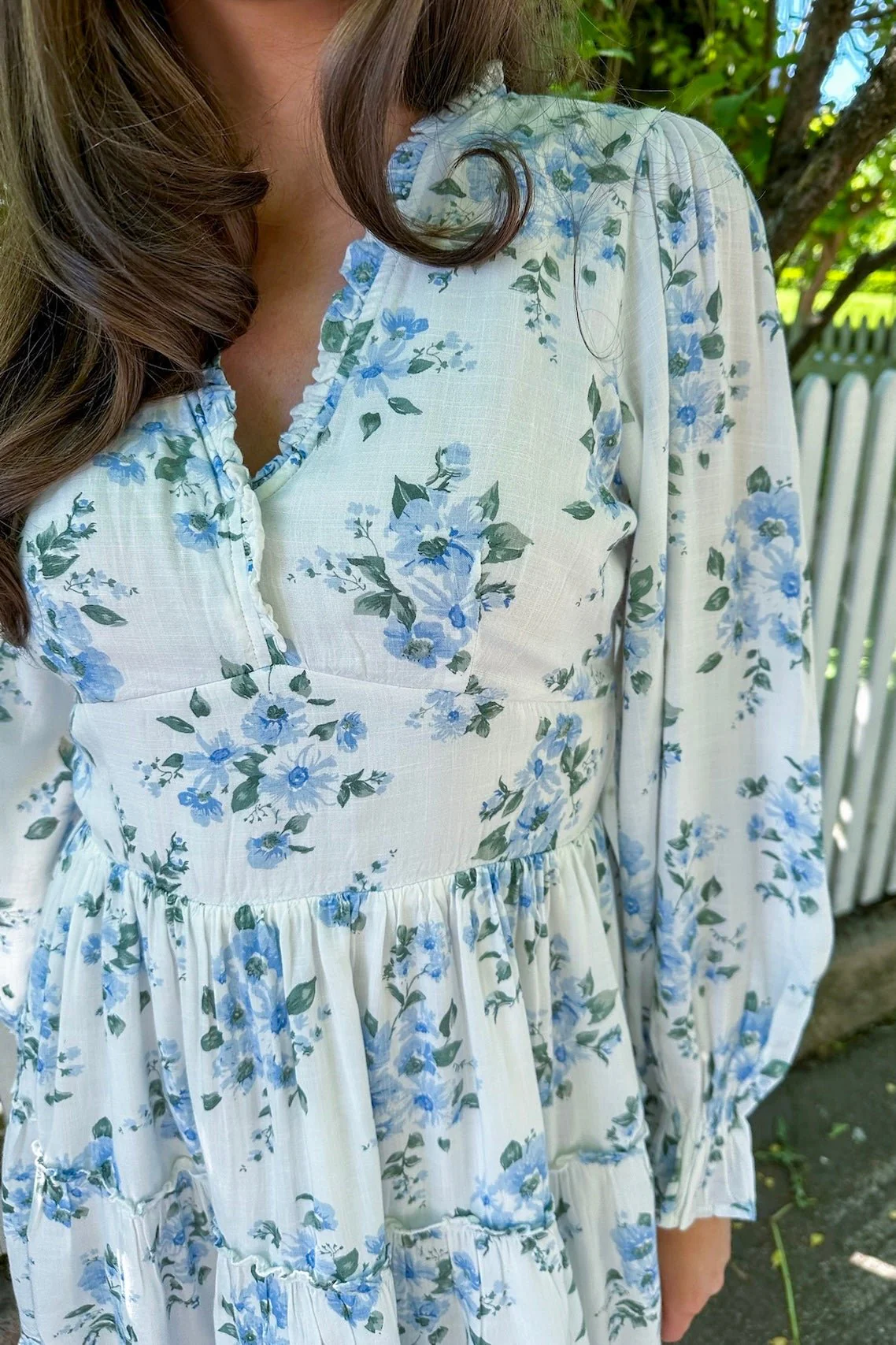 Miller Floral Dream Dress Light Blue - Image 5