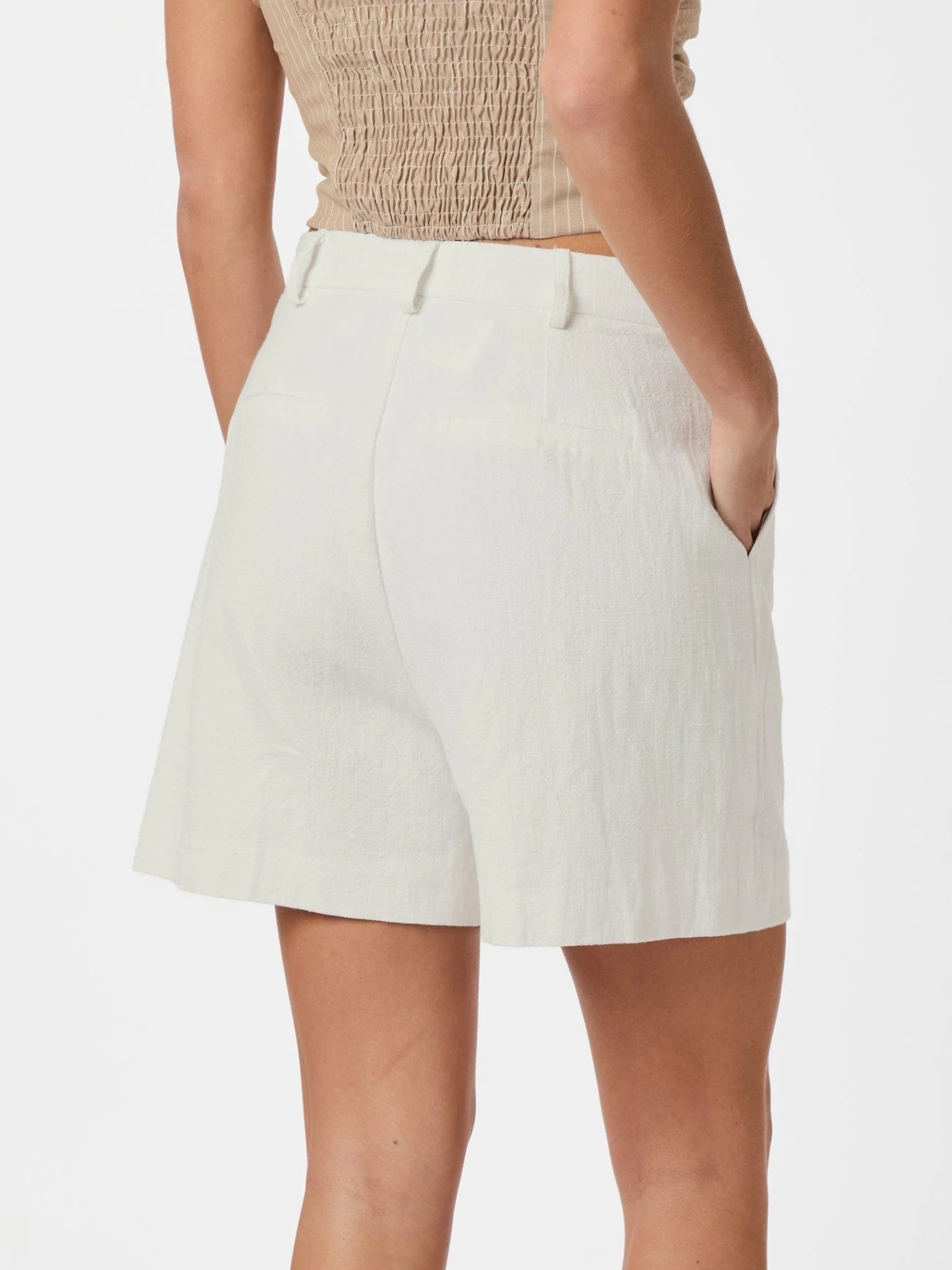 Sega Ramie Shorts Off White - Image 6