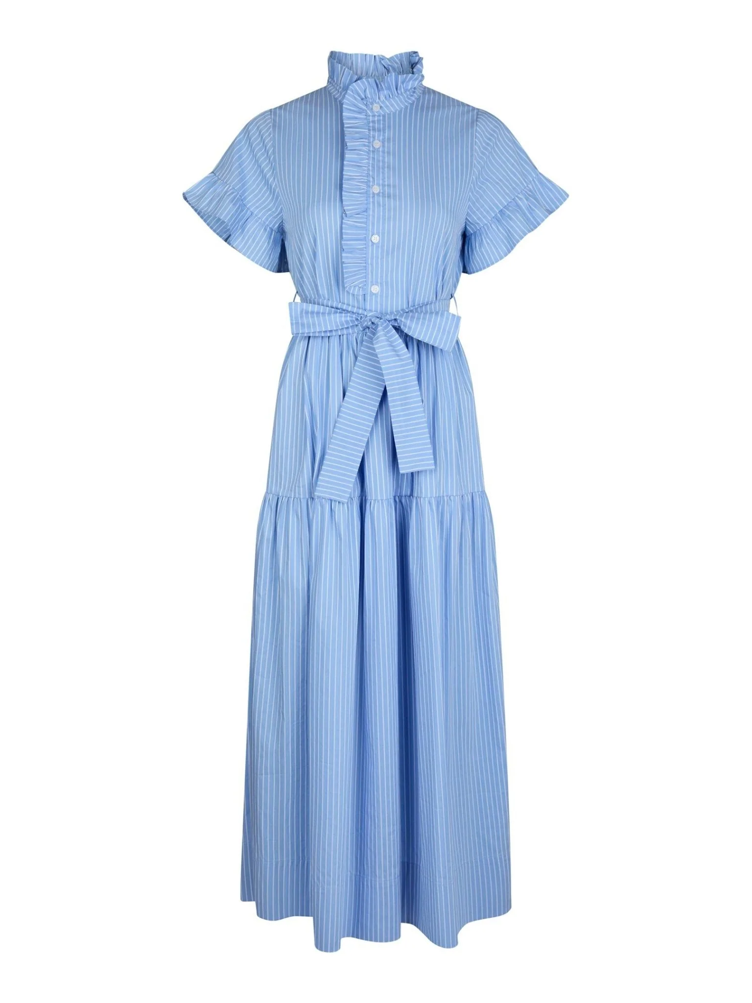 Nellie Stripe Dress Light Blue - Image 2