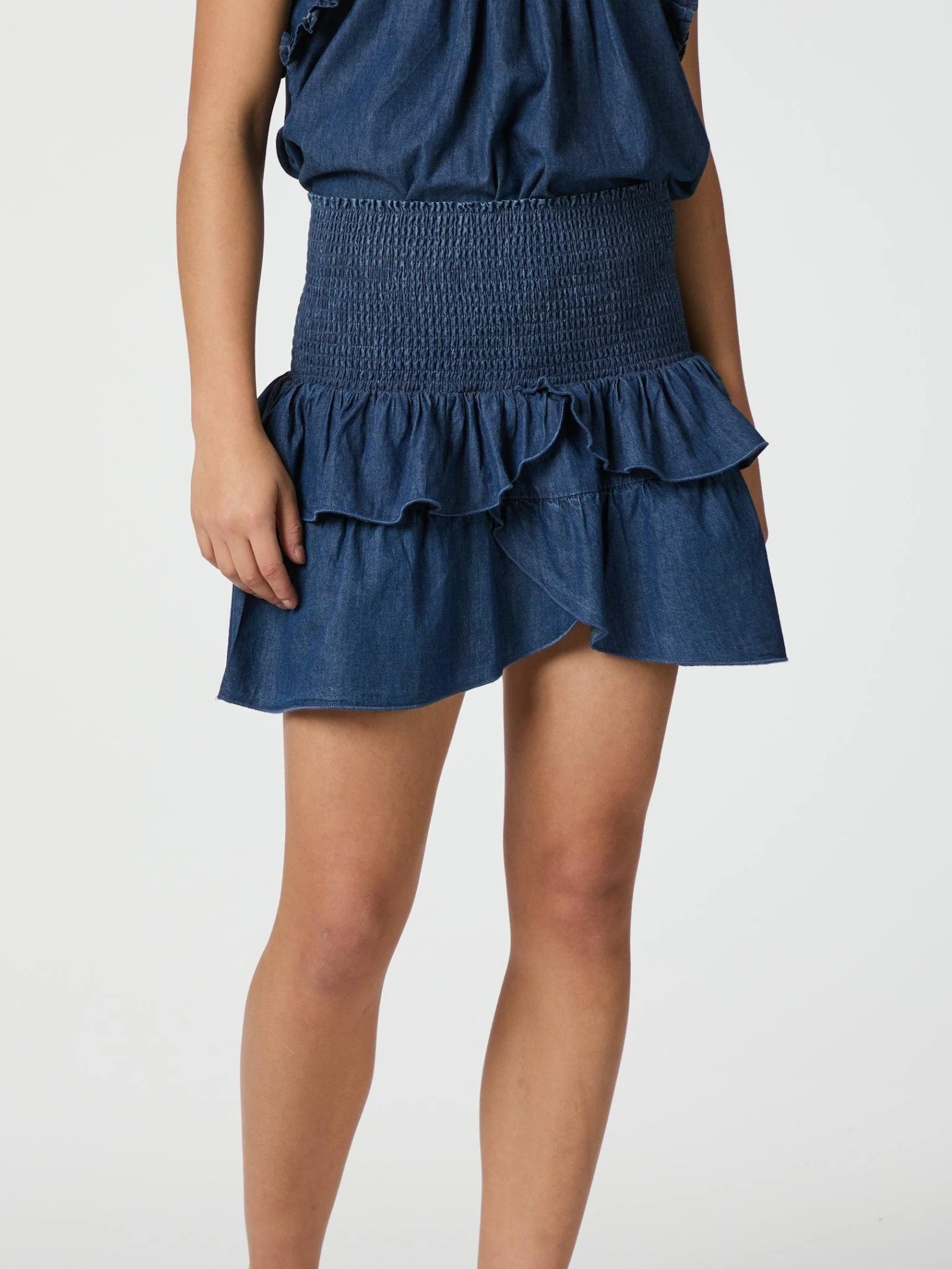 Carin Denim Skirt Blue - Image 5