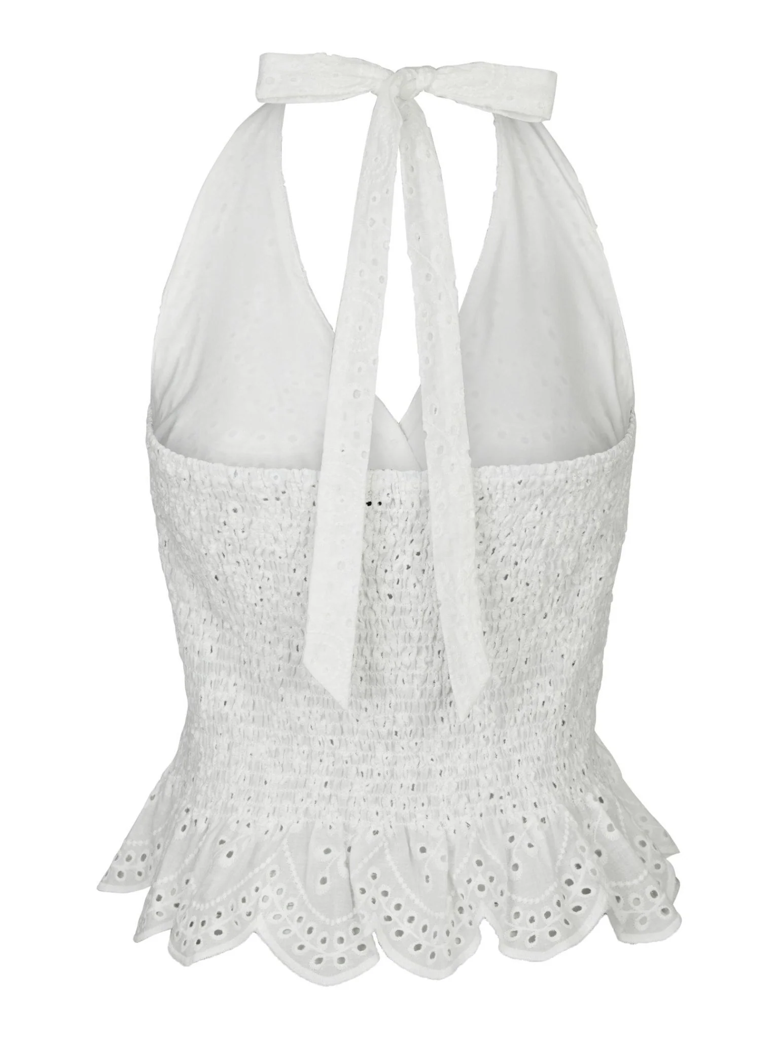 Ribbi Halter Neck Top White - Image 6