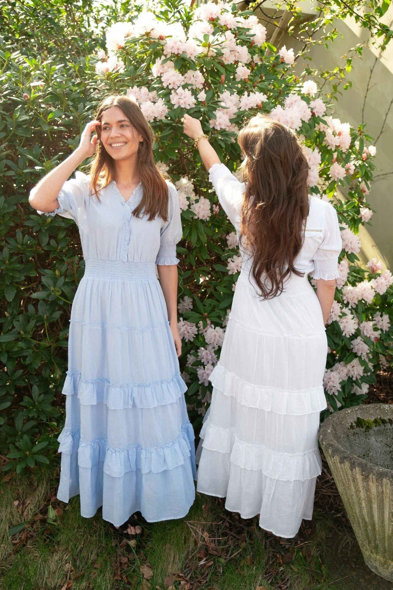 Sophie S Voile Dress White - Image 3