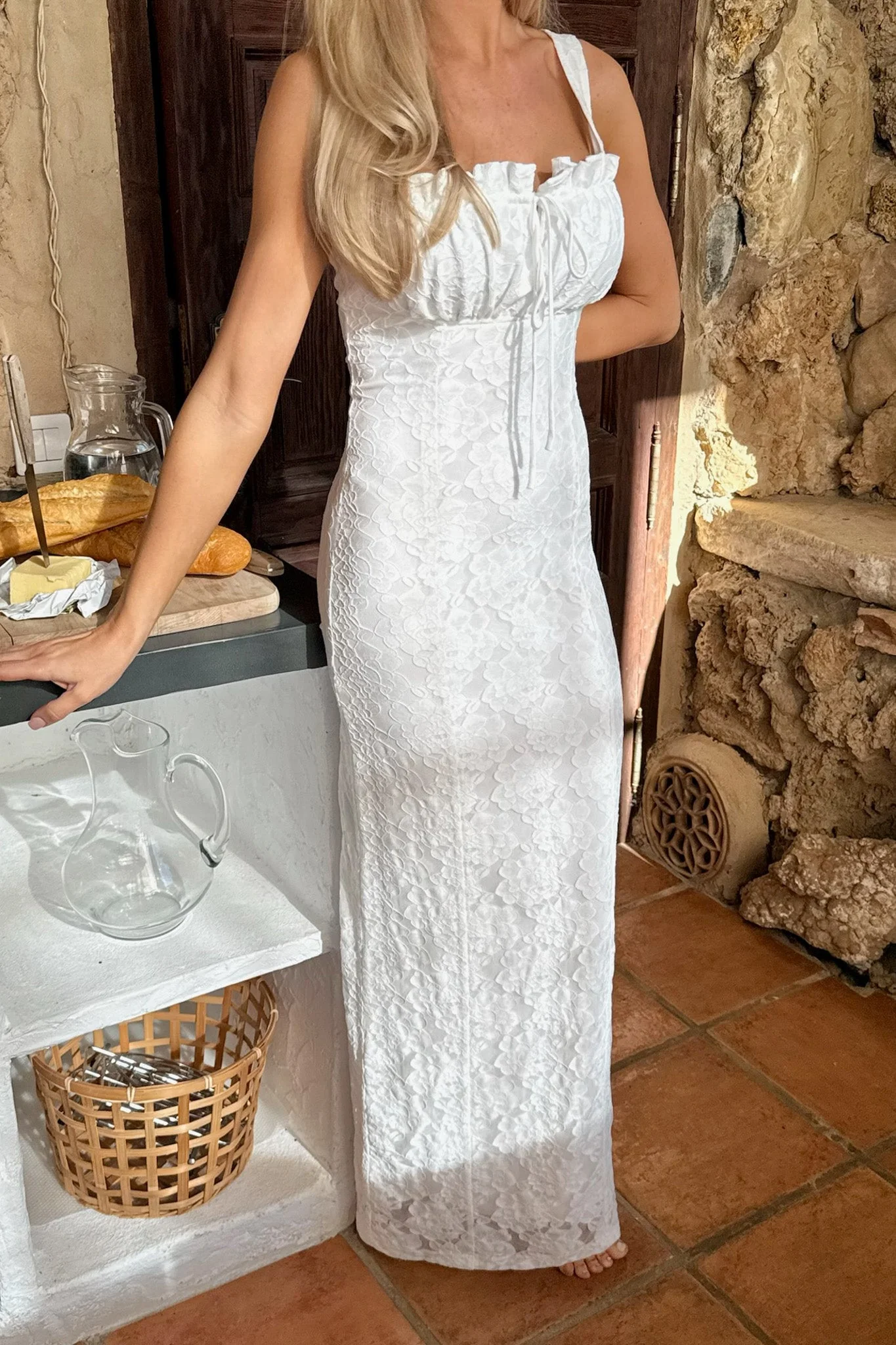Rosa Dress White Lace - Image 4