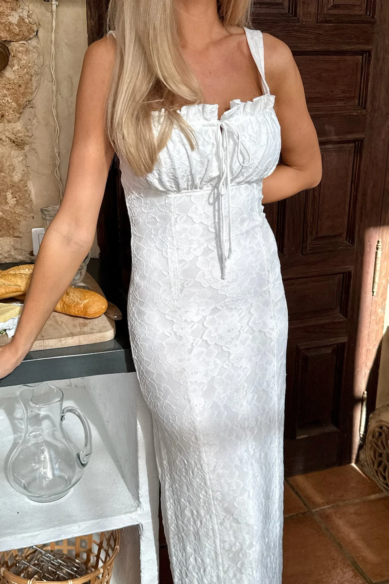 Rosa Dress White Lace - Image 7