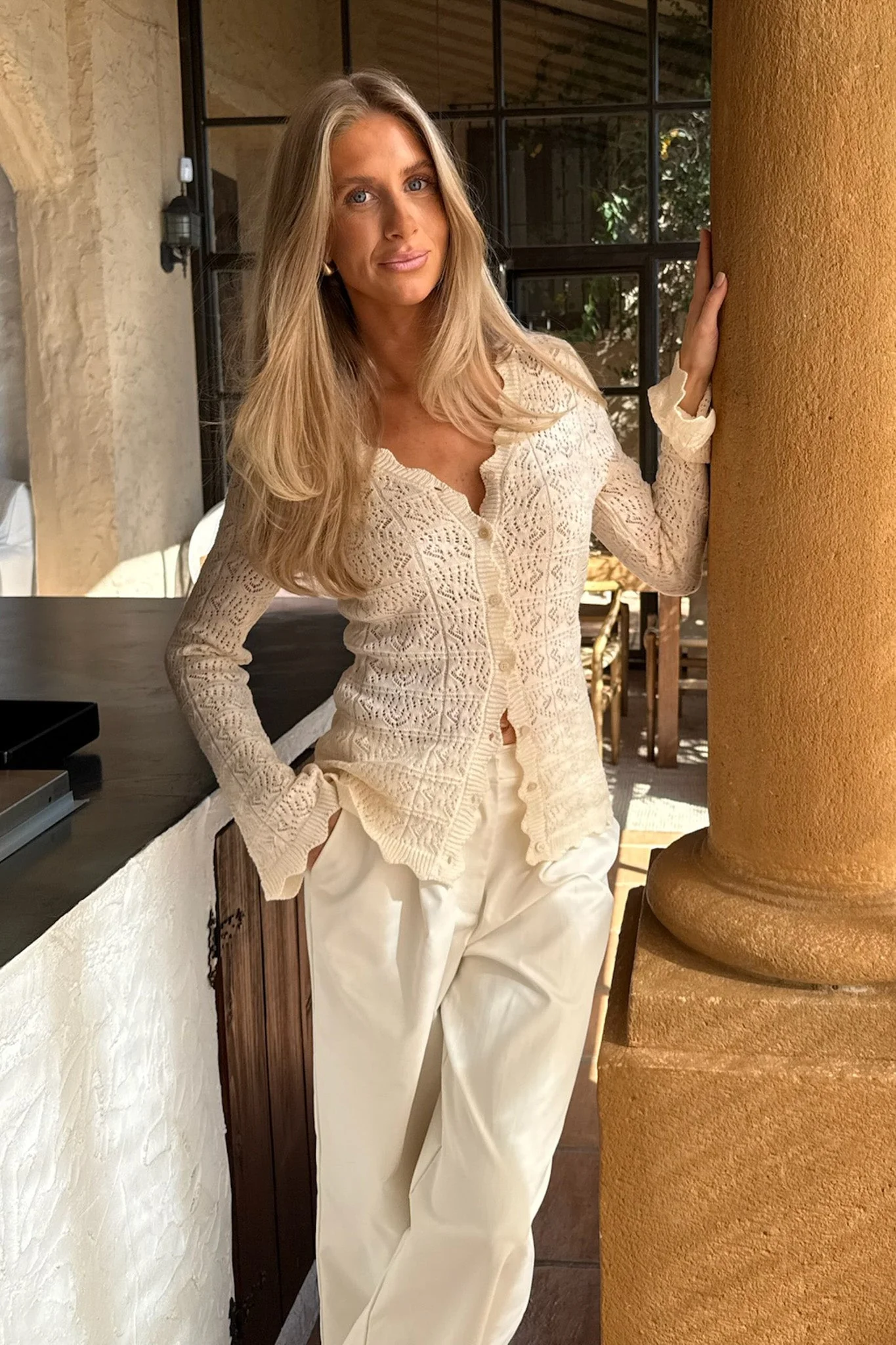 Dagmar Cardigan Off White - Image 6