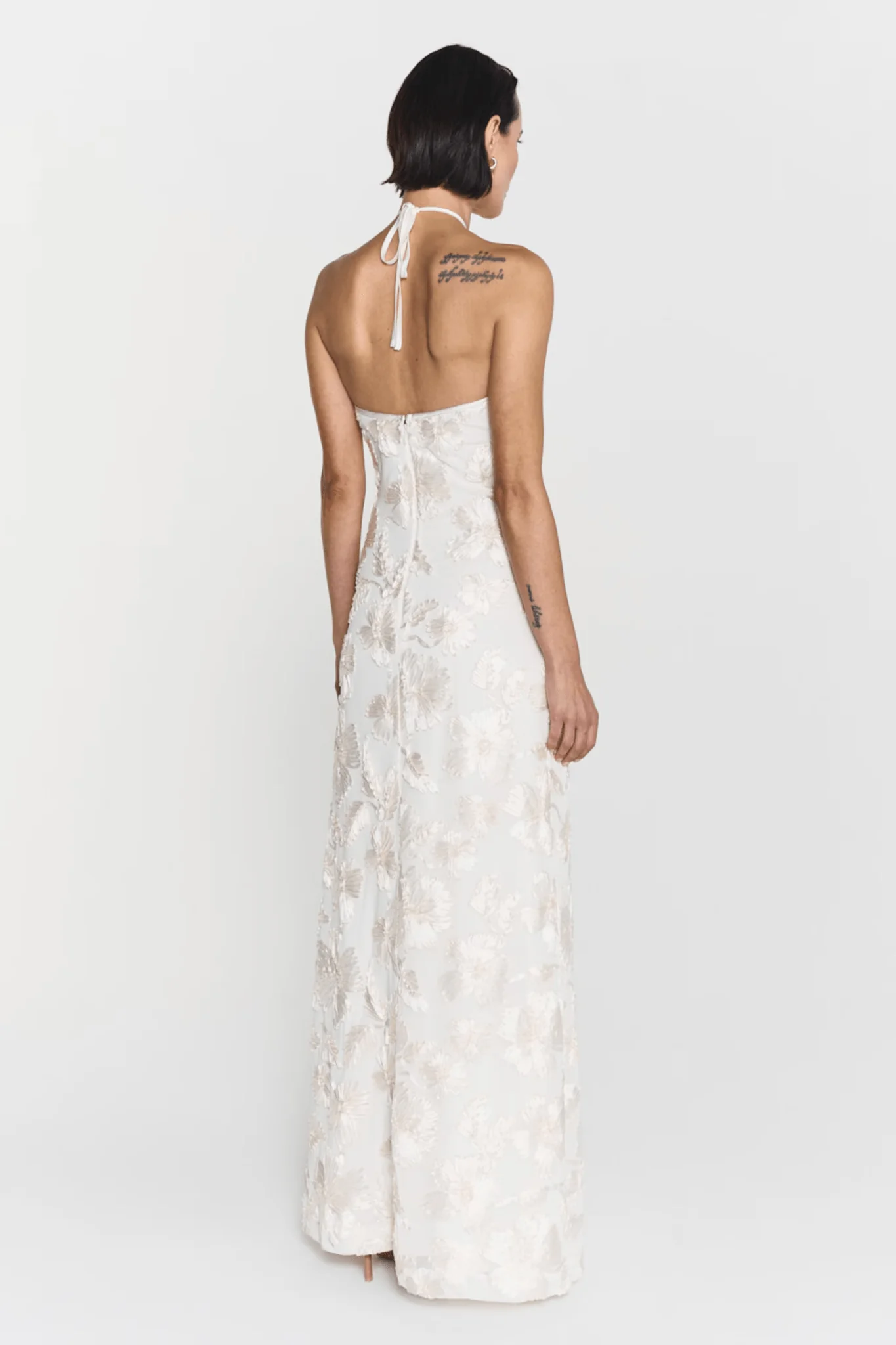 Rose Dress Ivory - Image 4