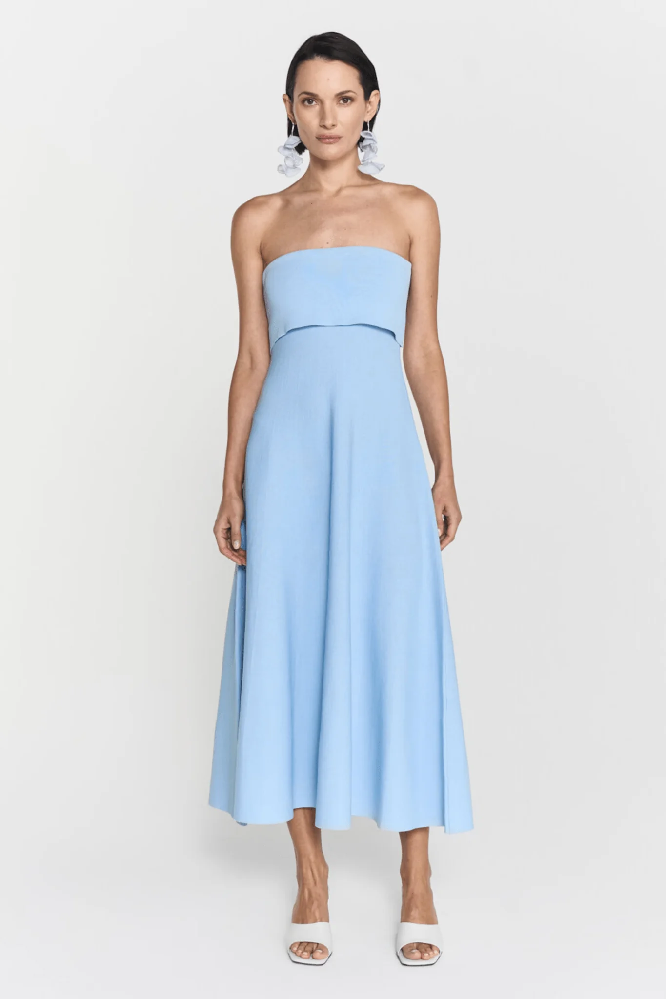 Clementina Midi Dress Illusion Blue - Image 6