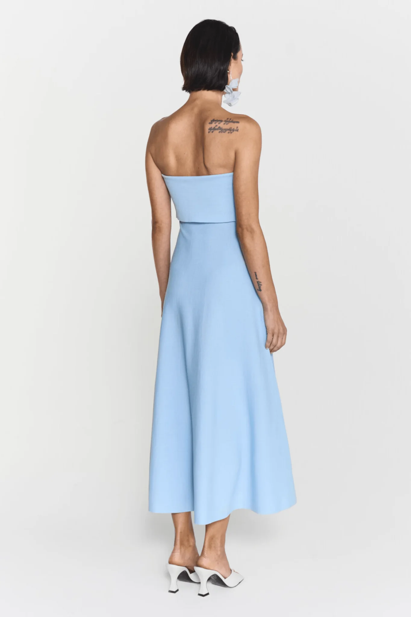 Clementina Midi Dress Illusion Blue - Image 8