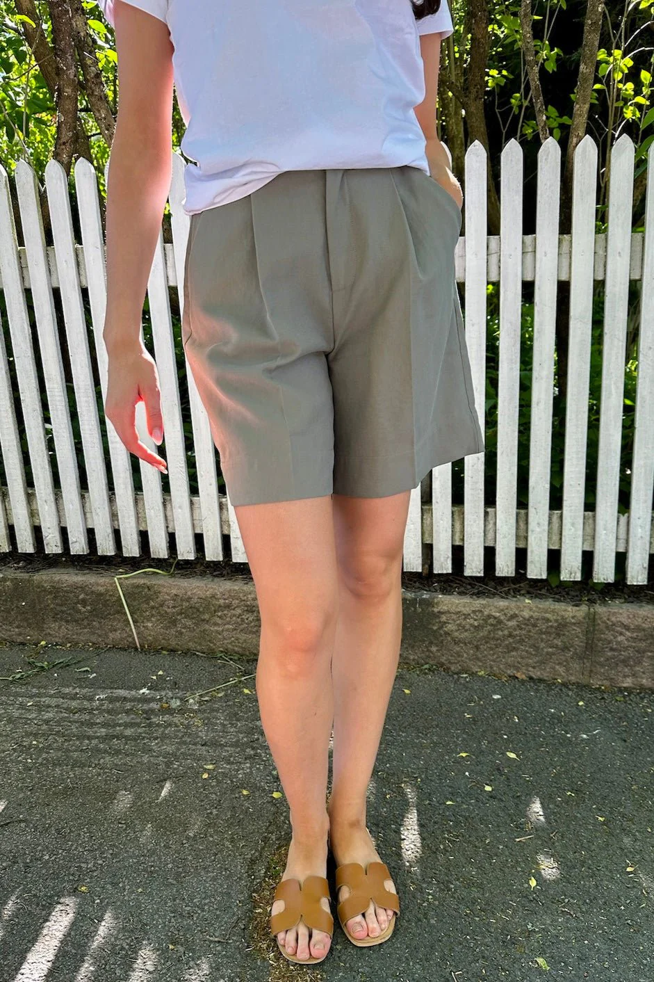 Ayla Shorts Khaki - Image 4