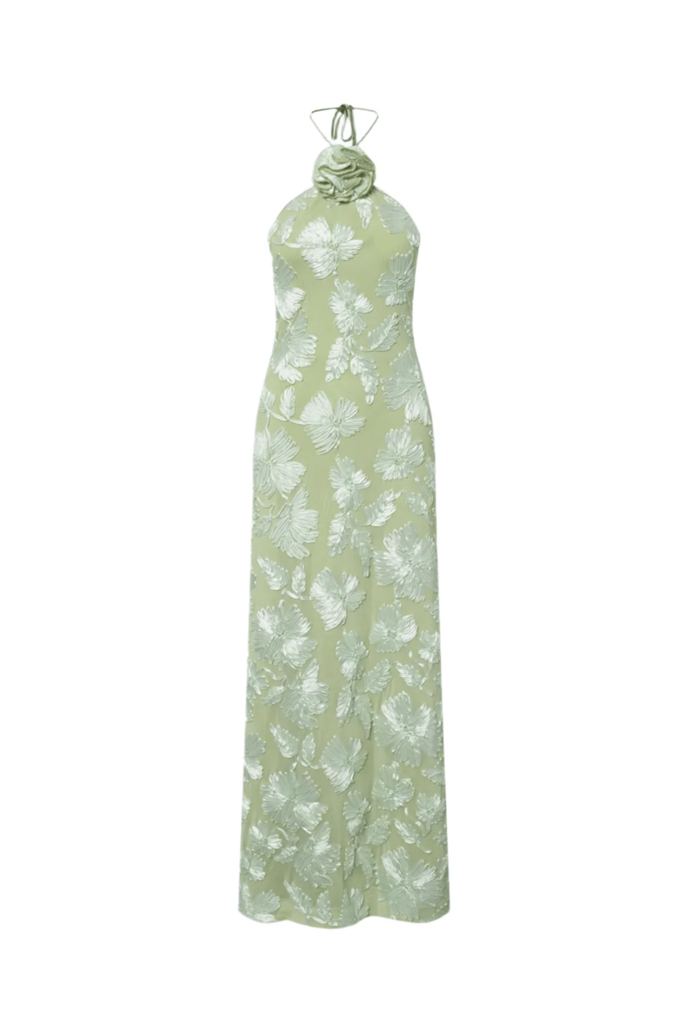 Rose Dress Pale Green