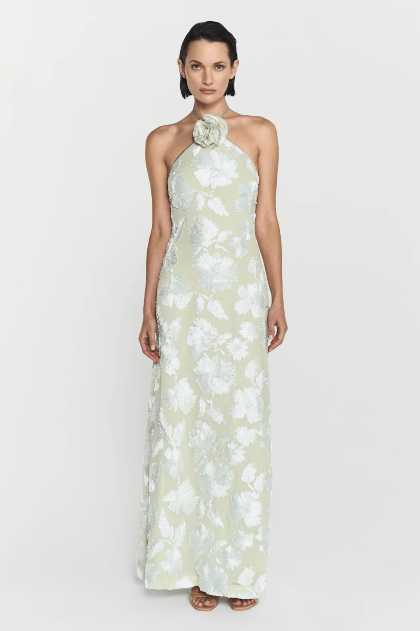 Rose Dress Pale Green - Image 5