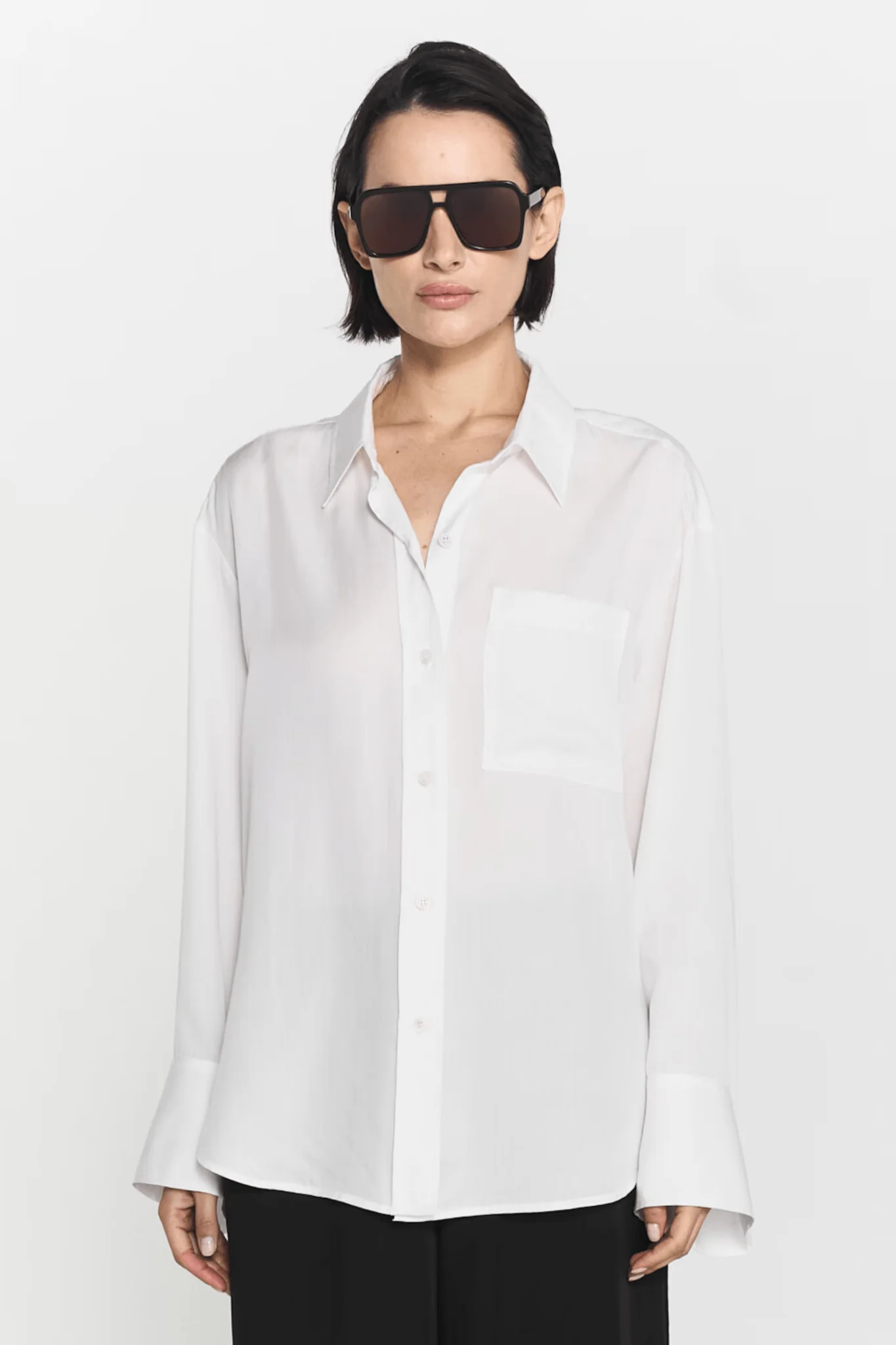 Kiara Fluid Shirt Ivory - Image 5