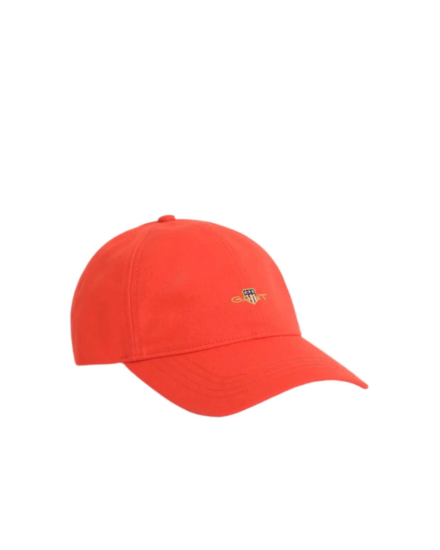 Shield Cotton Twill Cap Orange Red