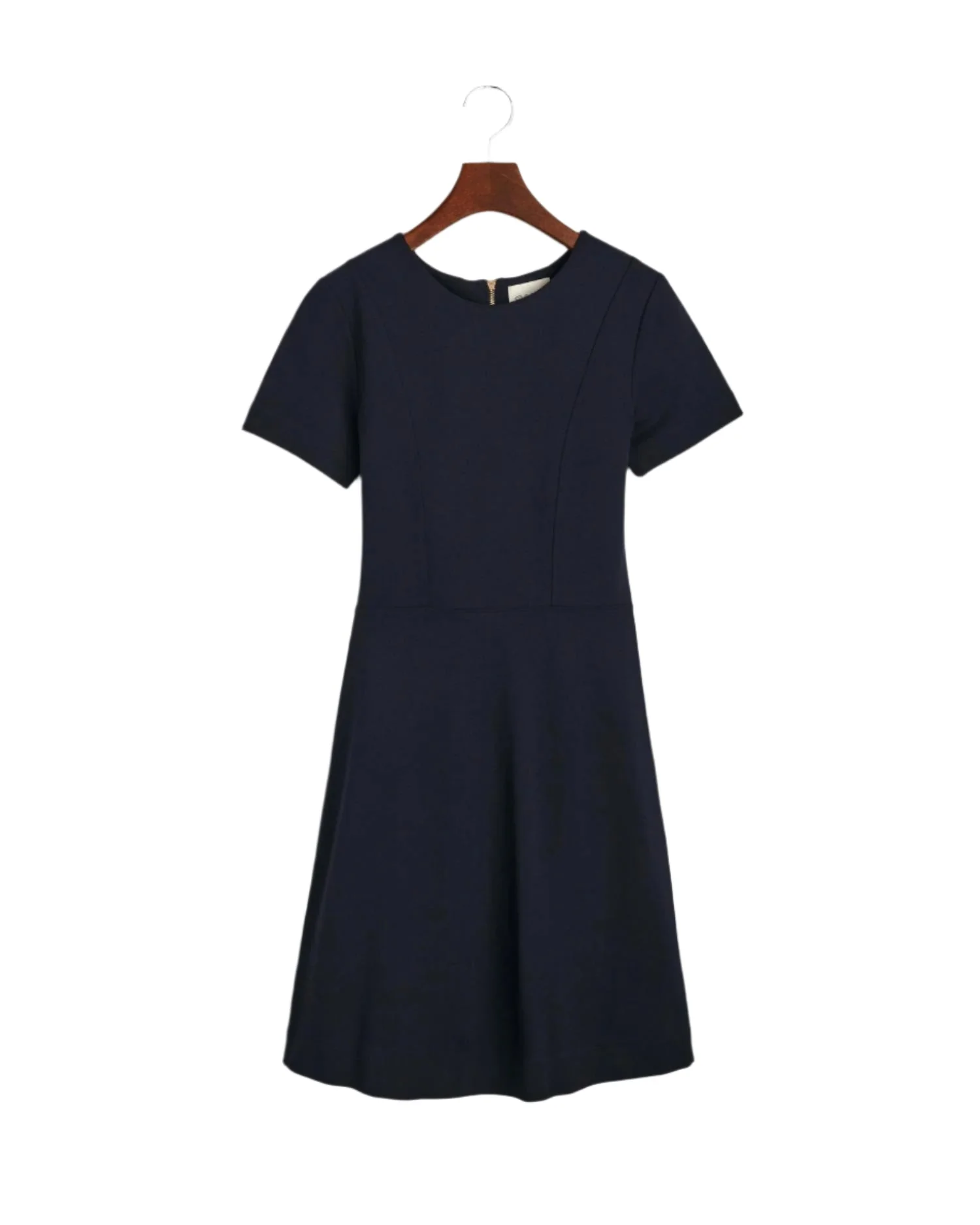 Fit & Flared Jersey Dress Evening Blue