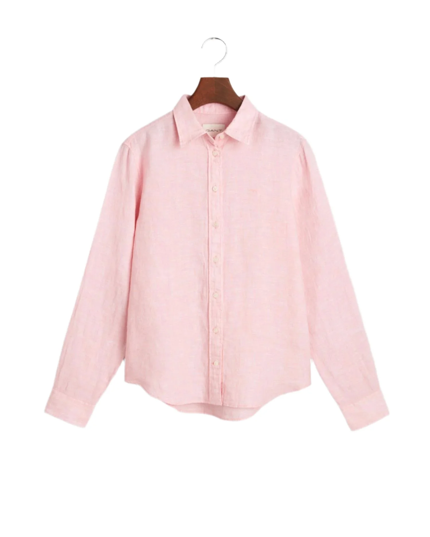 Regular Fit Linen Shirt Geranium Pink
