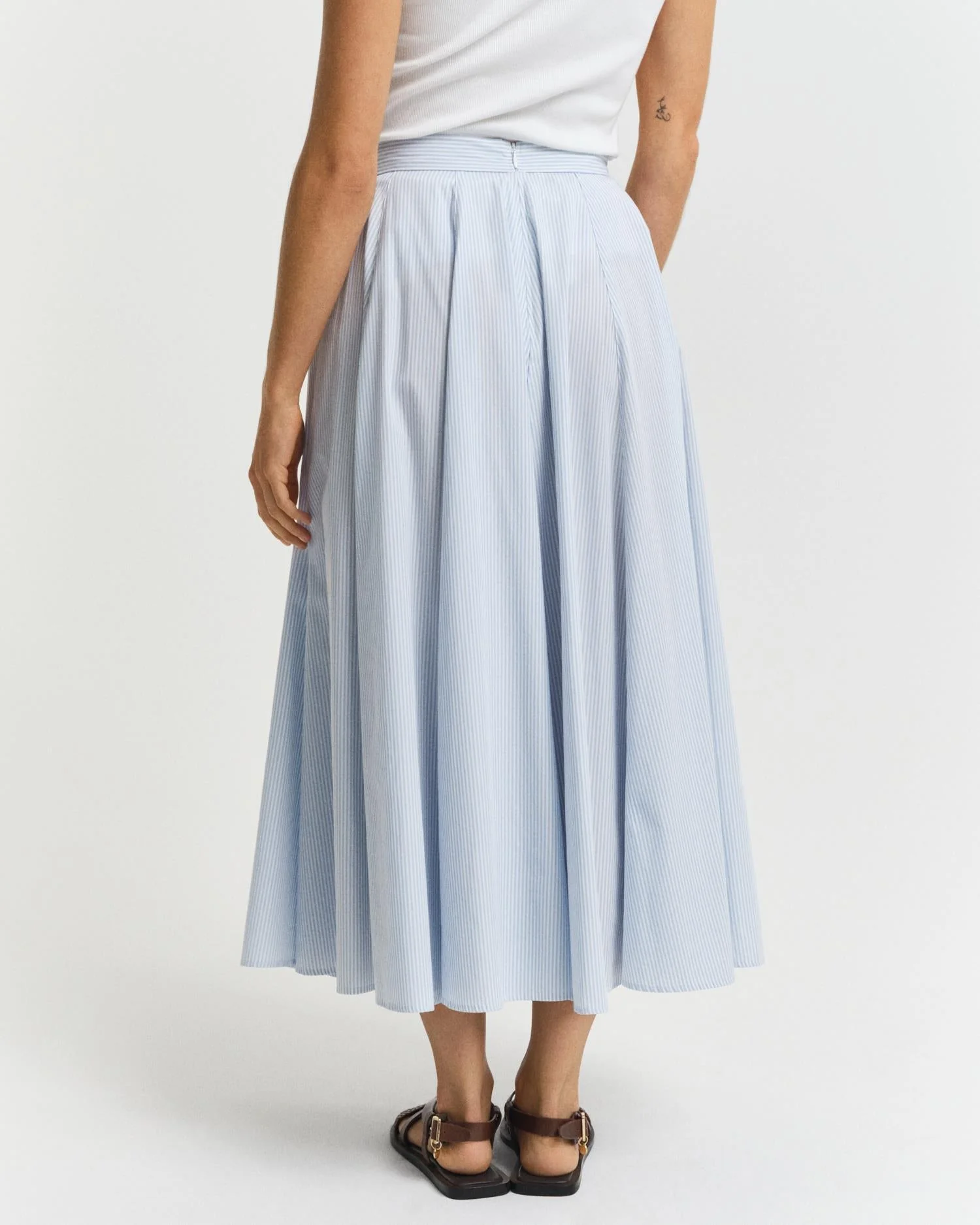Striped Skirt Fresh Blue - Image 3
