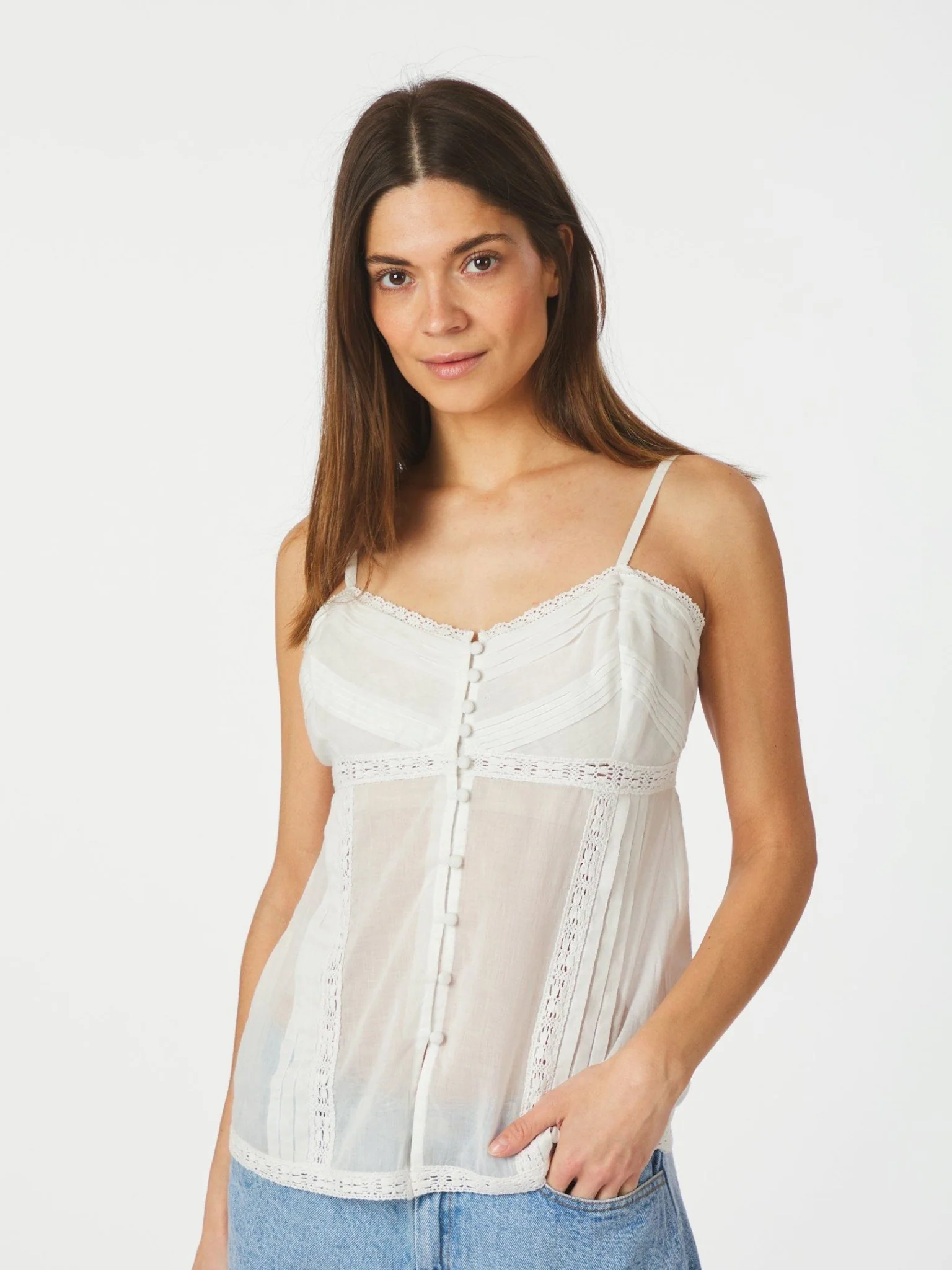 Nimissa S Voile Top White - Image 4