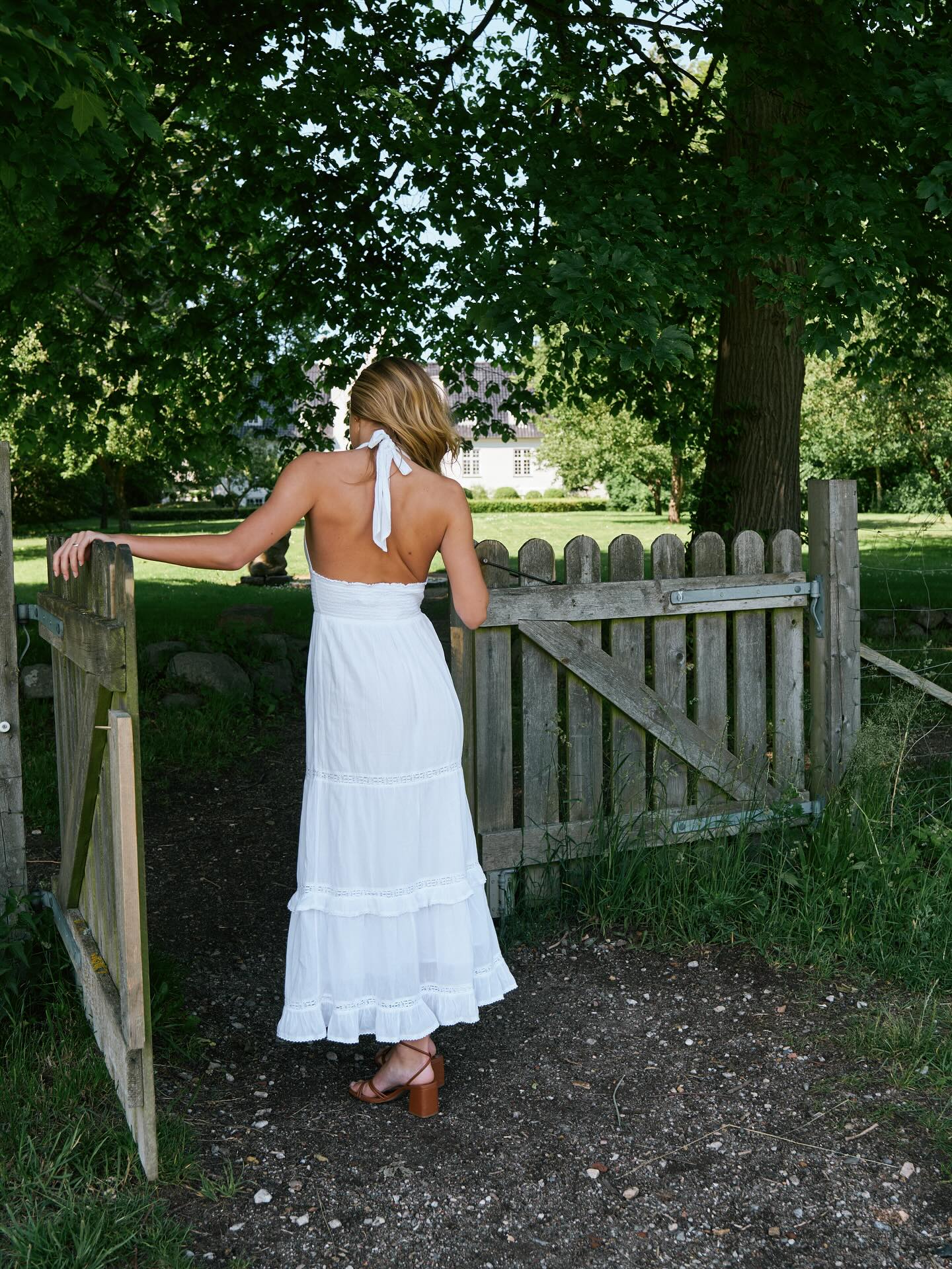 Terese S Voile Dress White - Image 3