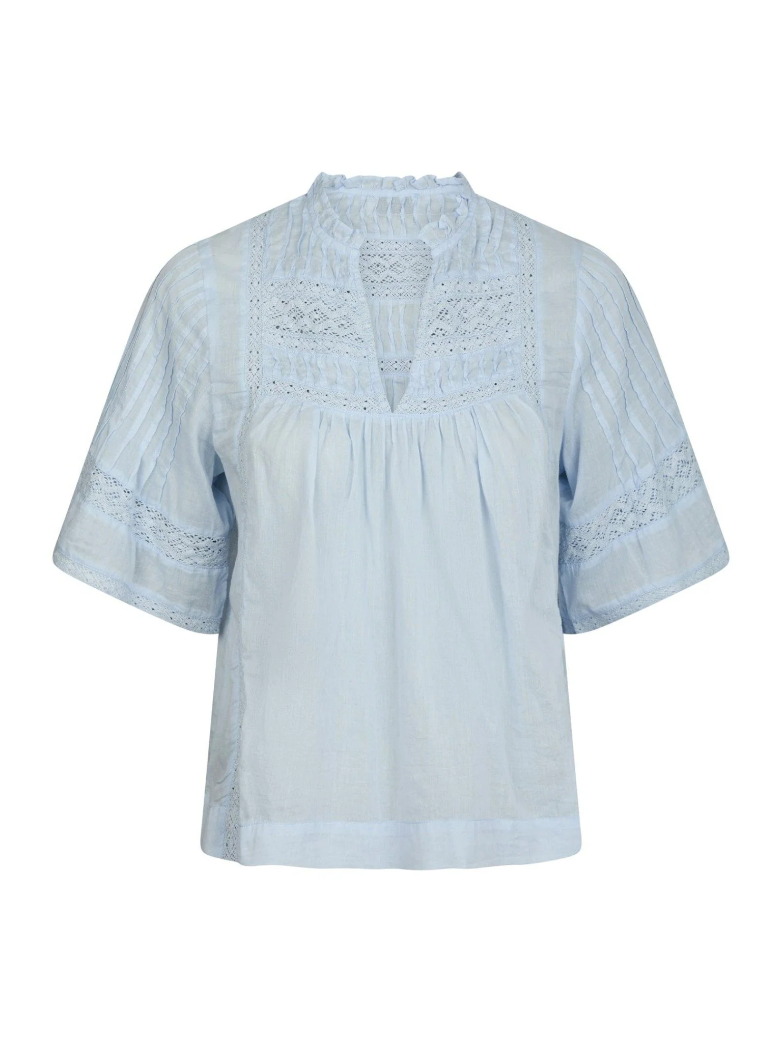 Siama S Voile Blouse Light Blue