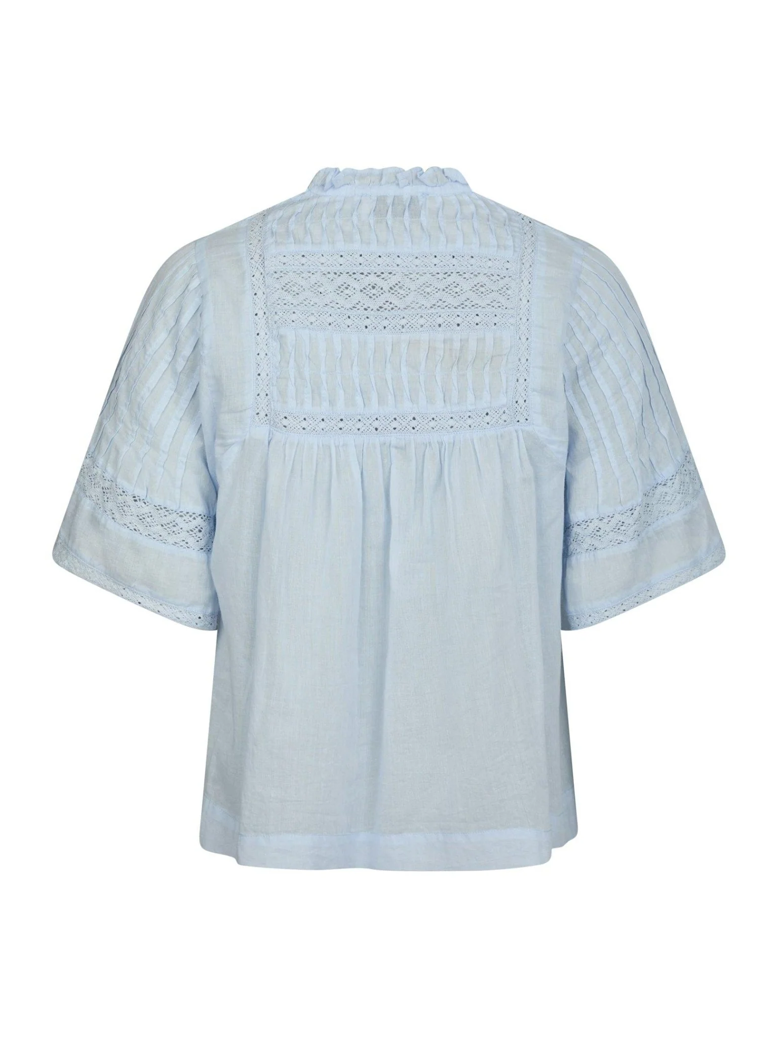 Siama S Voile Blouse Light Blue - Image 6