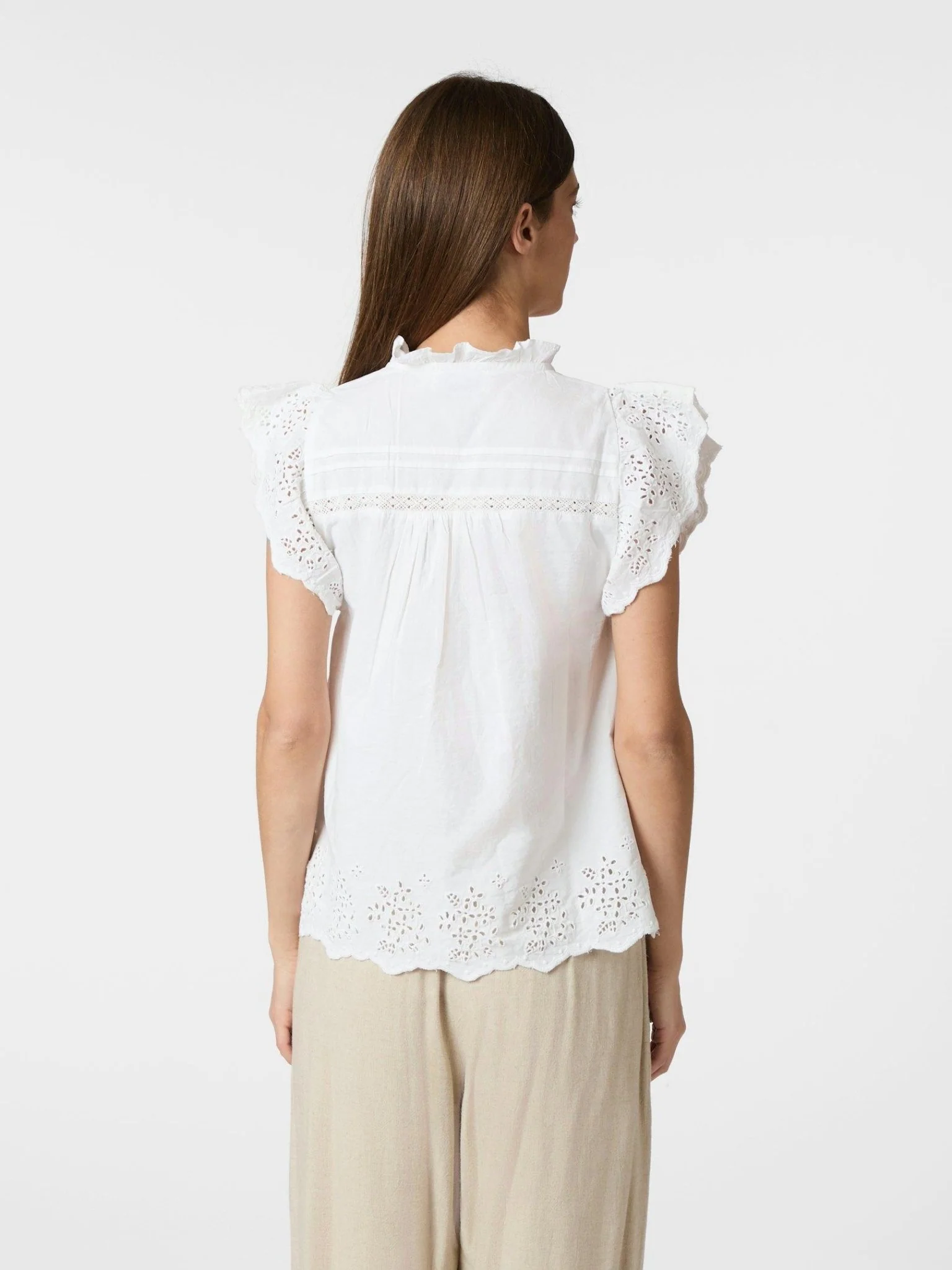Kyoti Embroidery Top White - Image 5