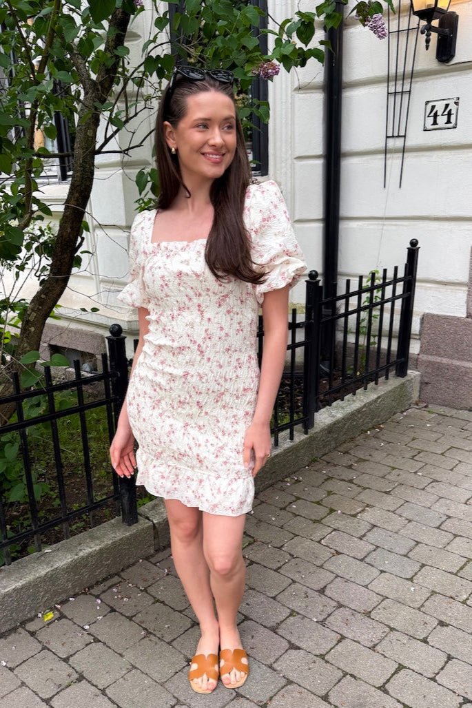 Edena Smock Dress Dusty Rose - Image 5