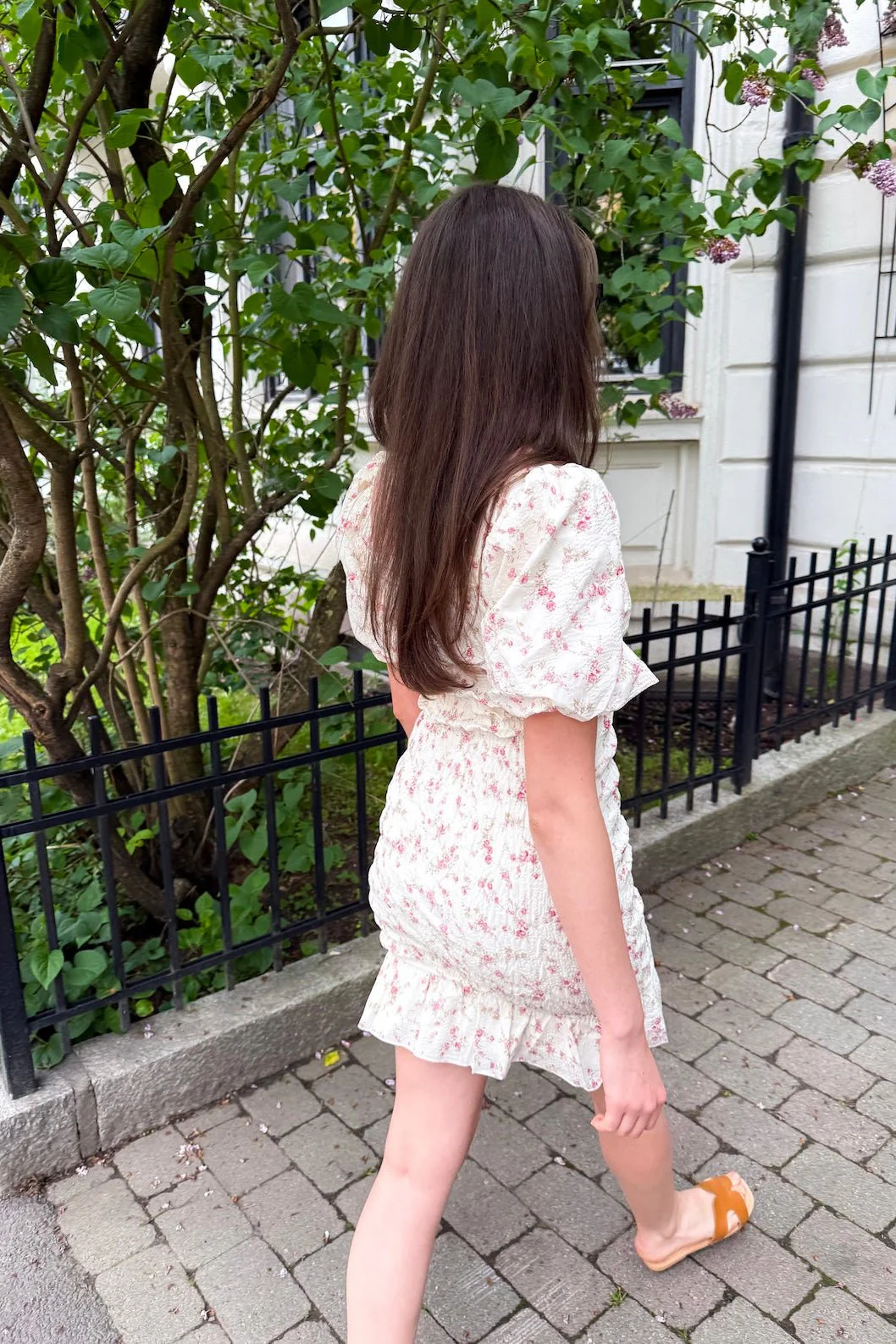 Edena Smock Dress Dusty Rose - Image 6