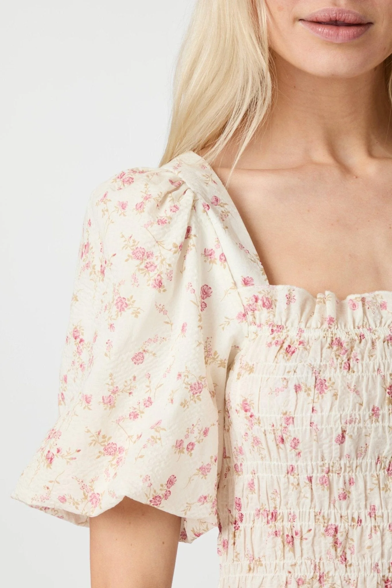 Edena Smock Dress Dusty Rose - Image 8