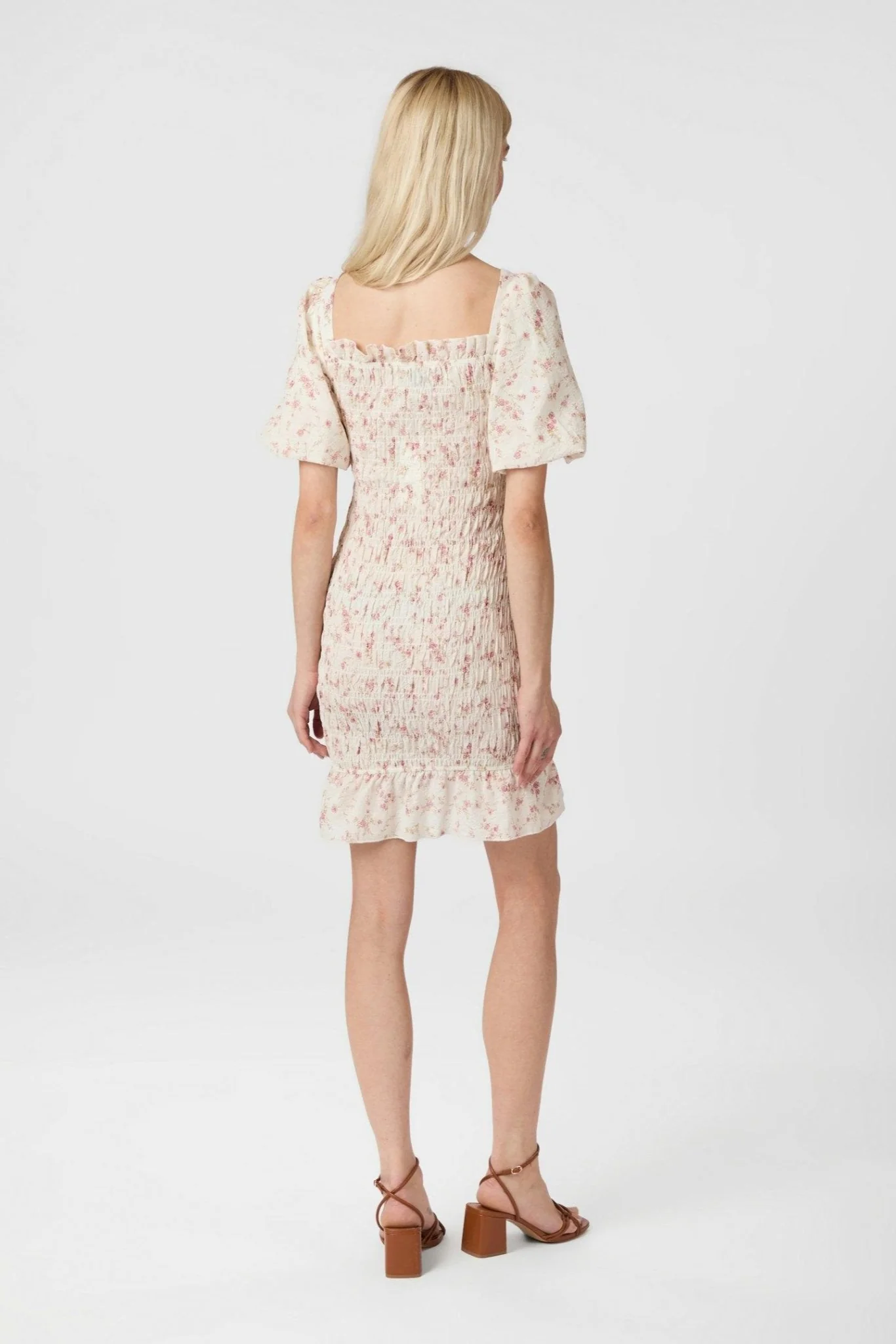 Edena Smock Dress Dusty Rose - Image 9