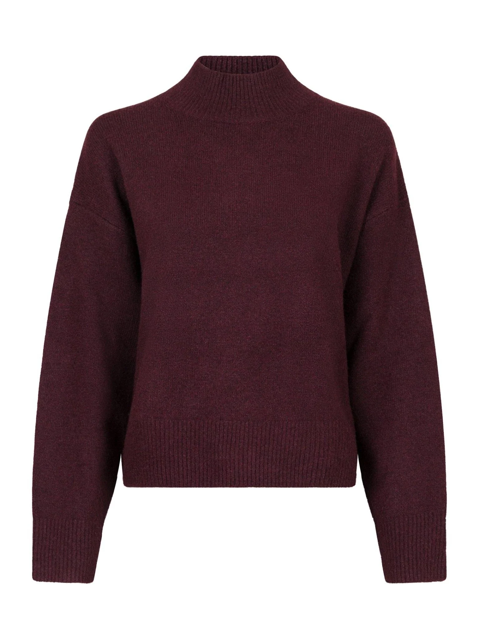 Paulina Knit Blouse Wine - Image 2