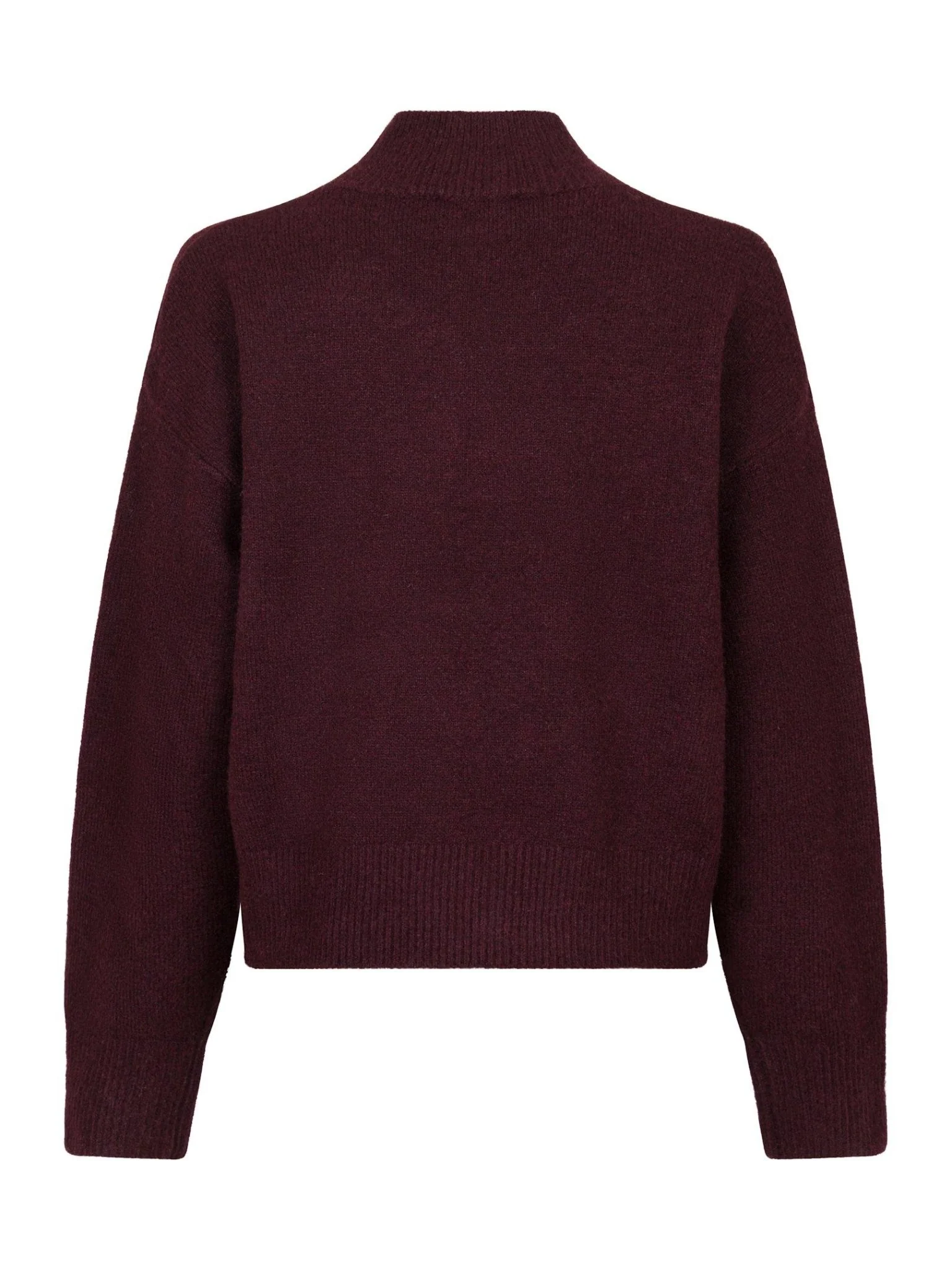 Paulina Knit Blouse Wine - Image 9