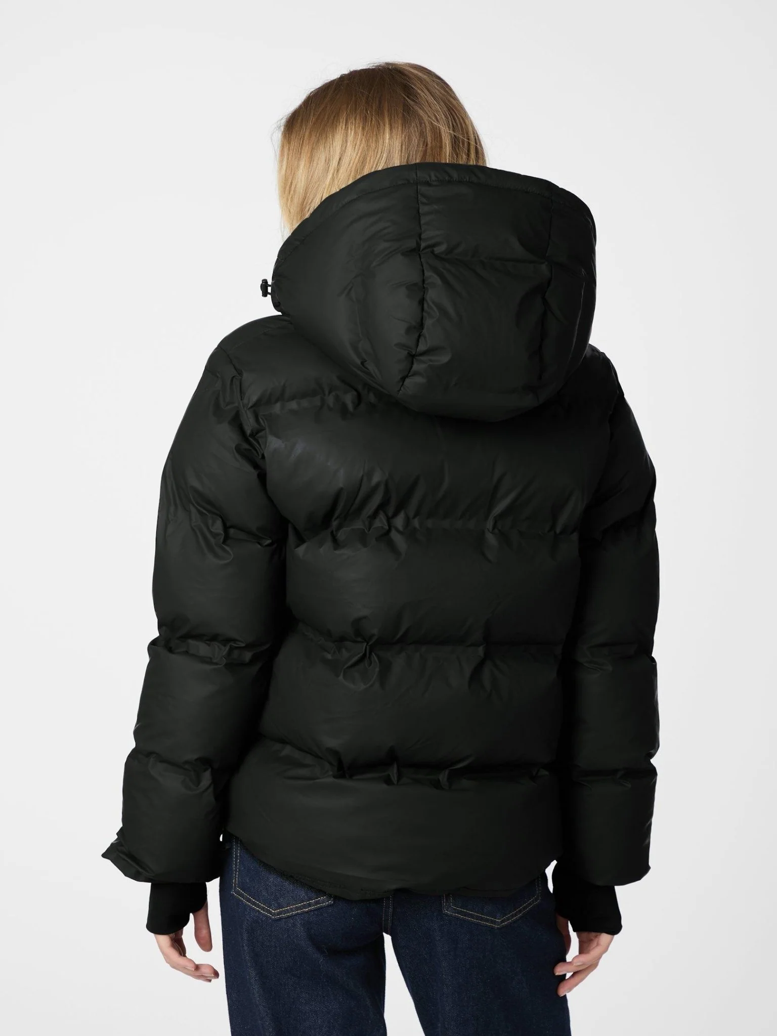 Fox C Puffer Jacket Black - Image 4