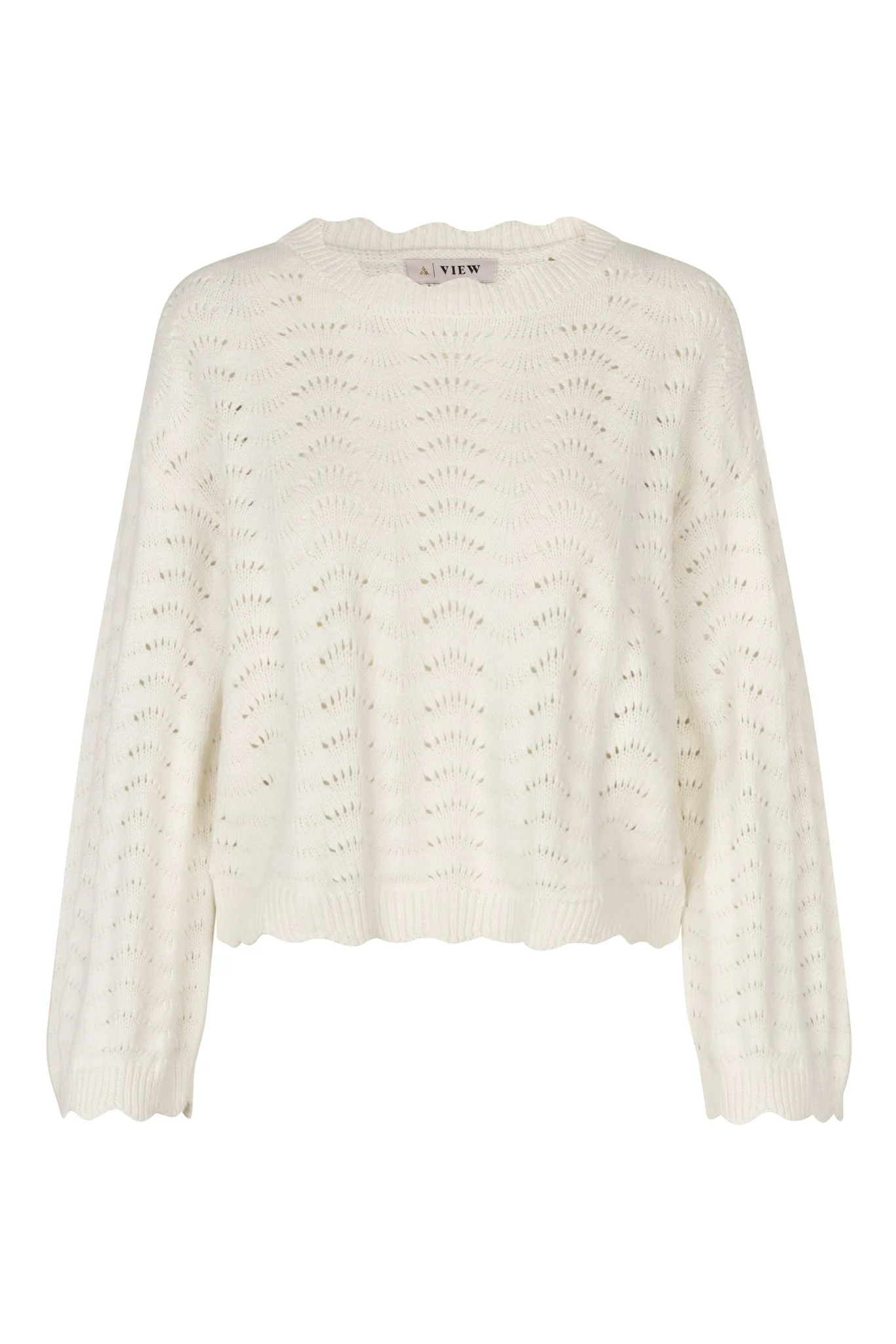 Beana Knit Blouse Off White