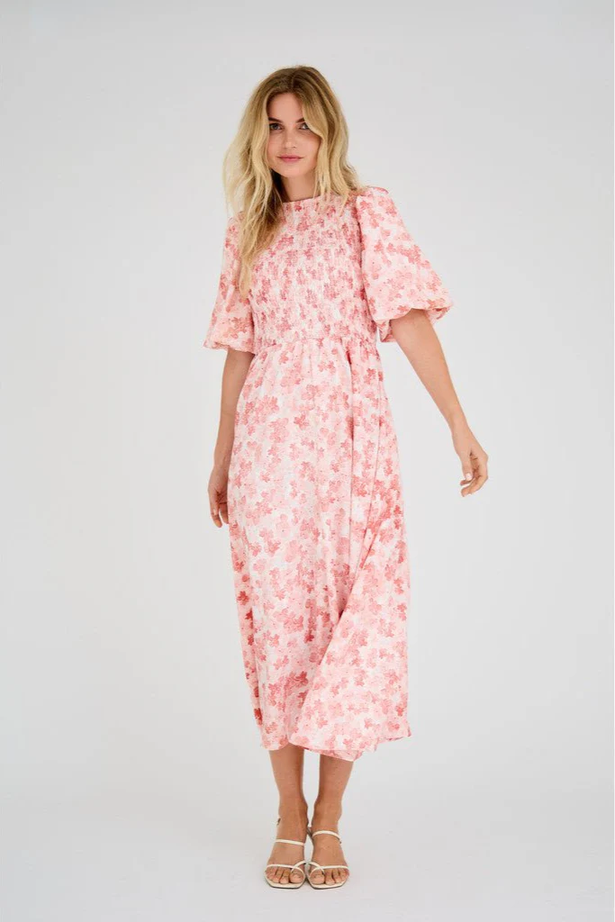 Tabita Dress Rose/White - Image 10