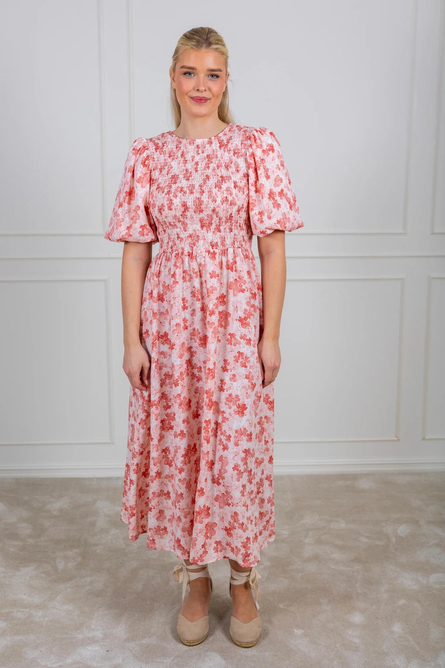 Tabita Dress Rose/White - Image 3