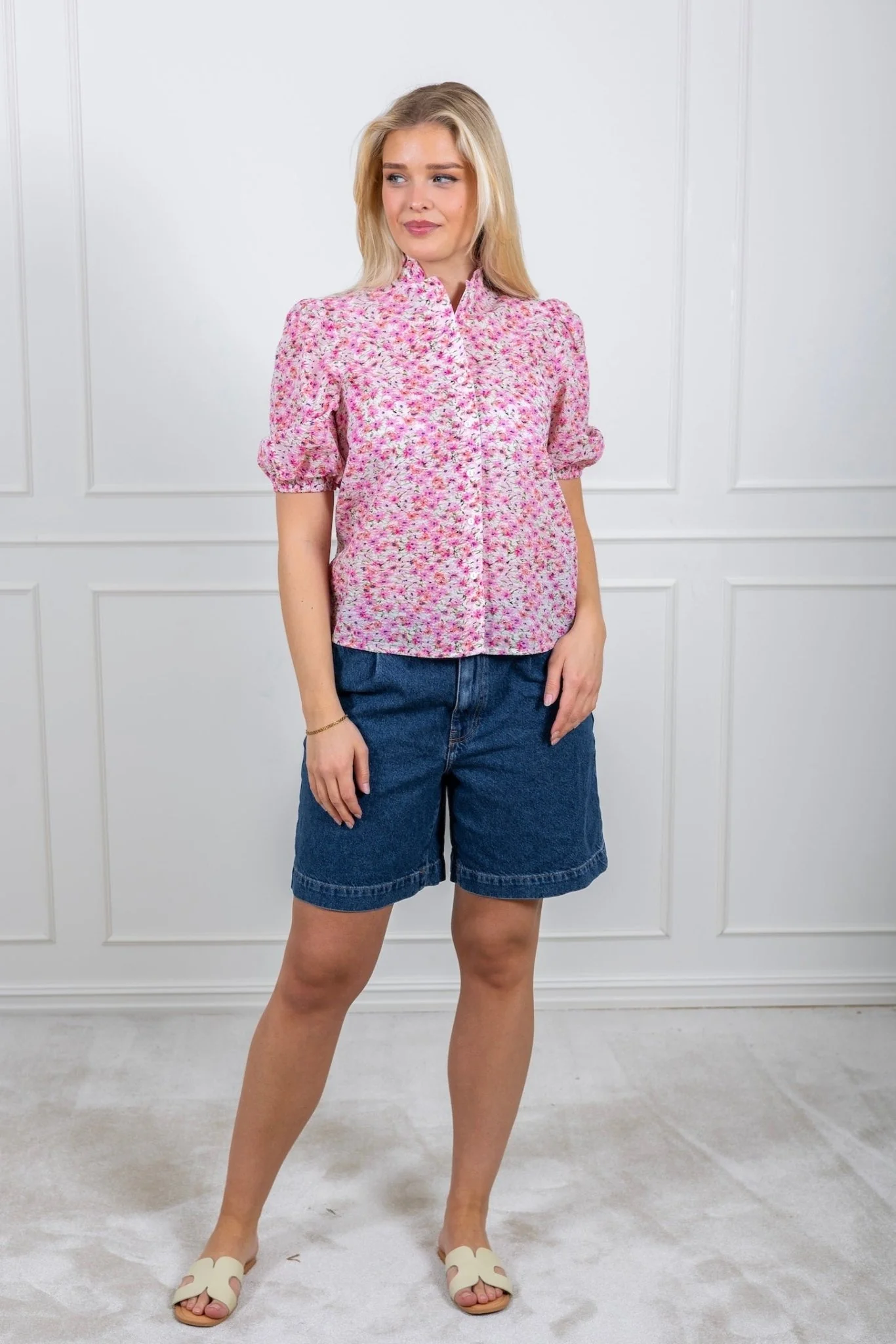 Tiffany Short Sleeve Shirt Rose/Pink - Image 4