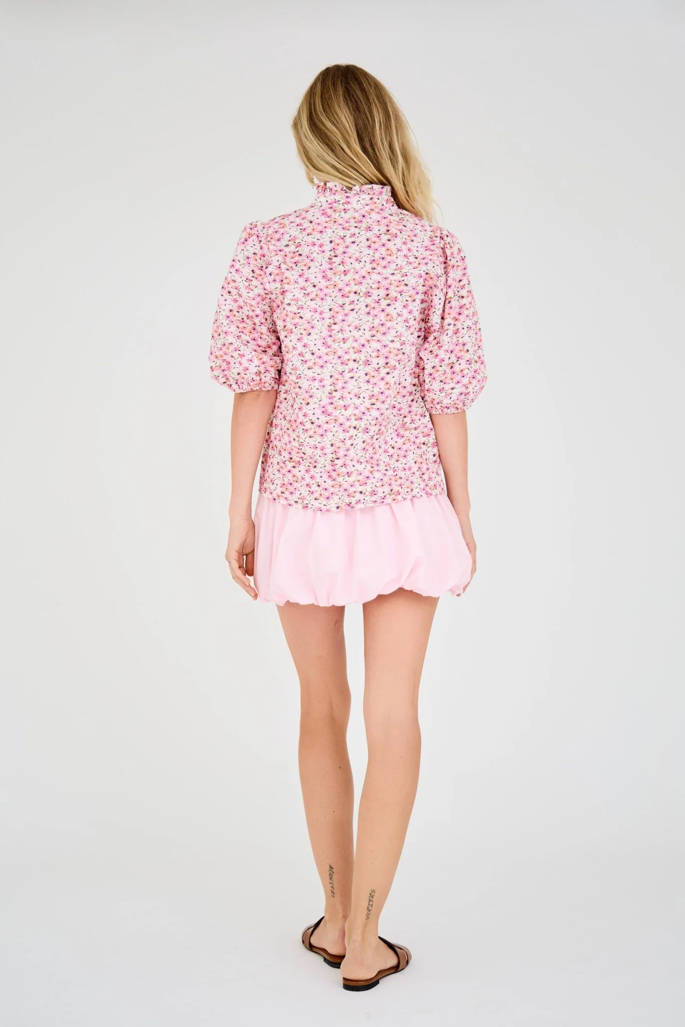 Tiffany Short Sleeve Shirt Rose/Pink - Image 9