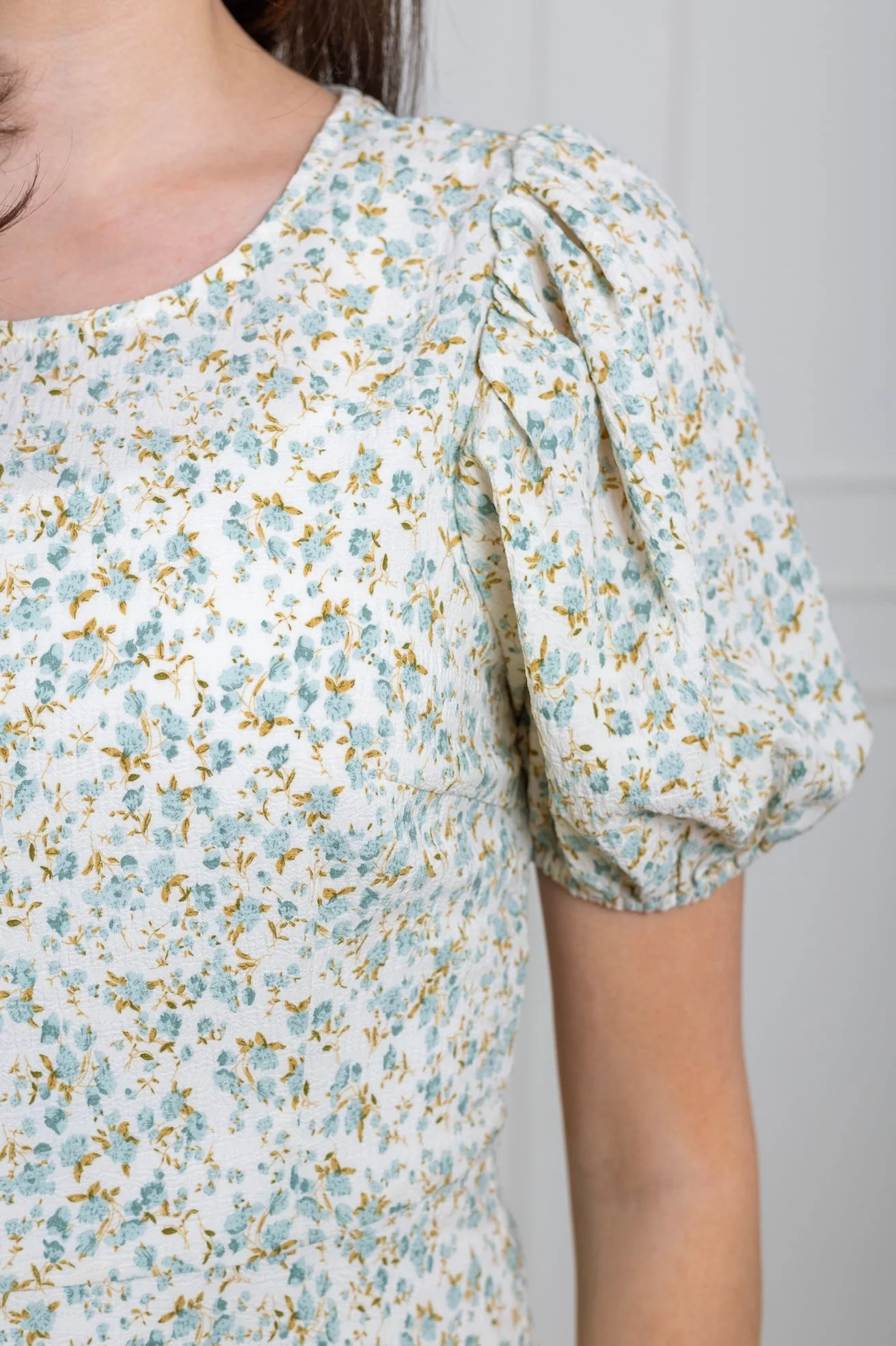Gino Dress Pale Mint/Off White - Image 5