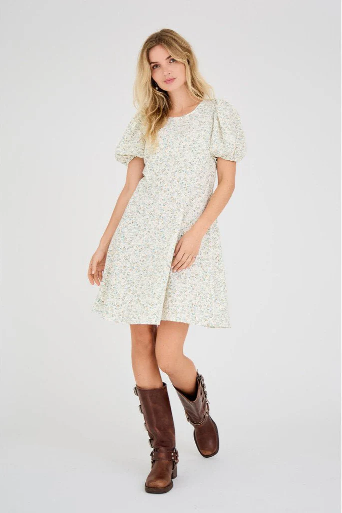 Gino Dress Pale Mint/Off White - Image 6