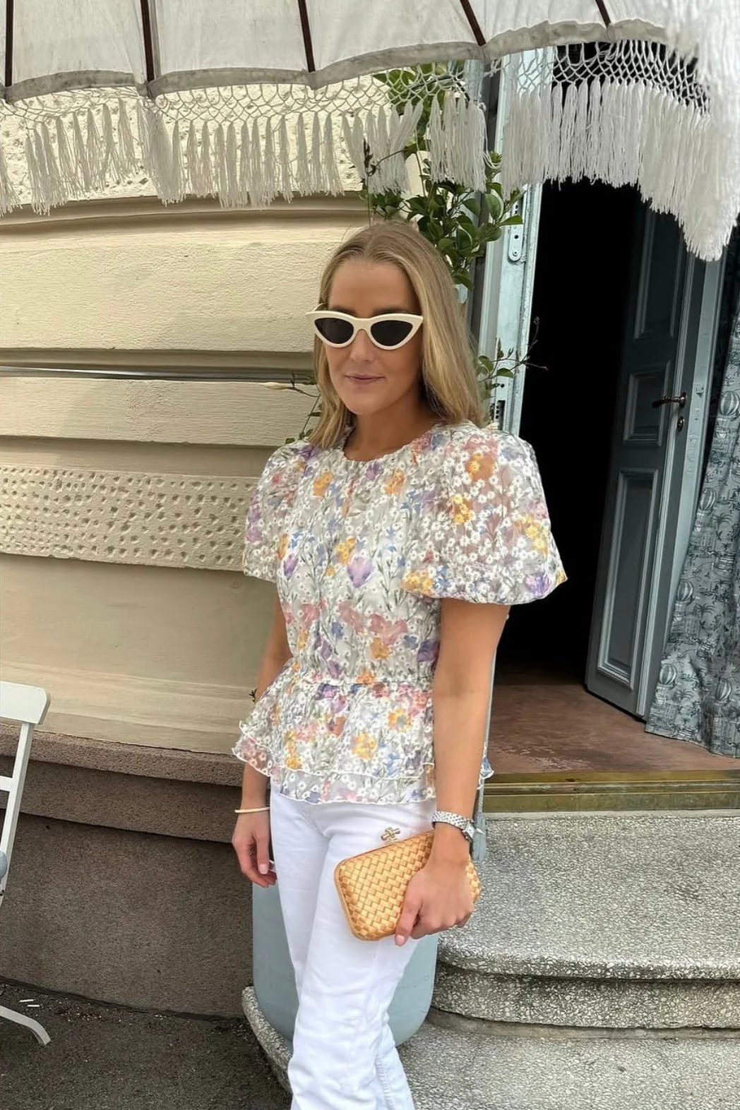 Leanna Ss Top Star White