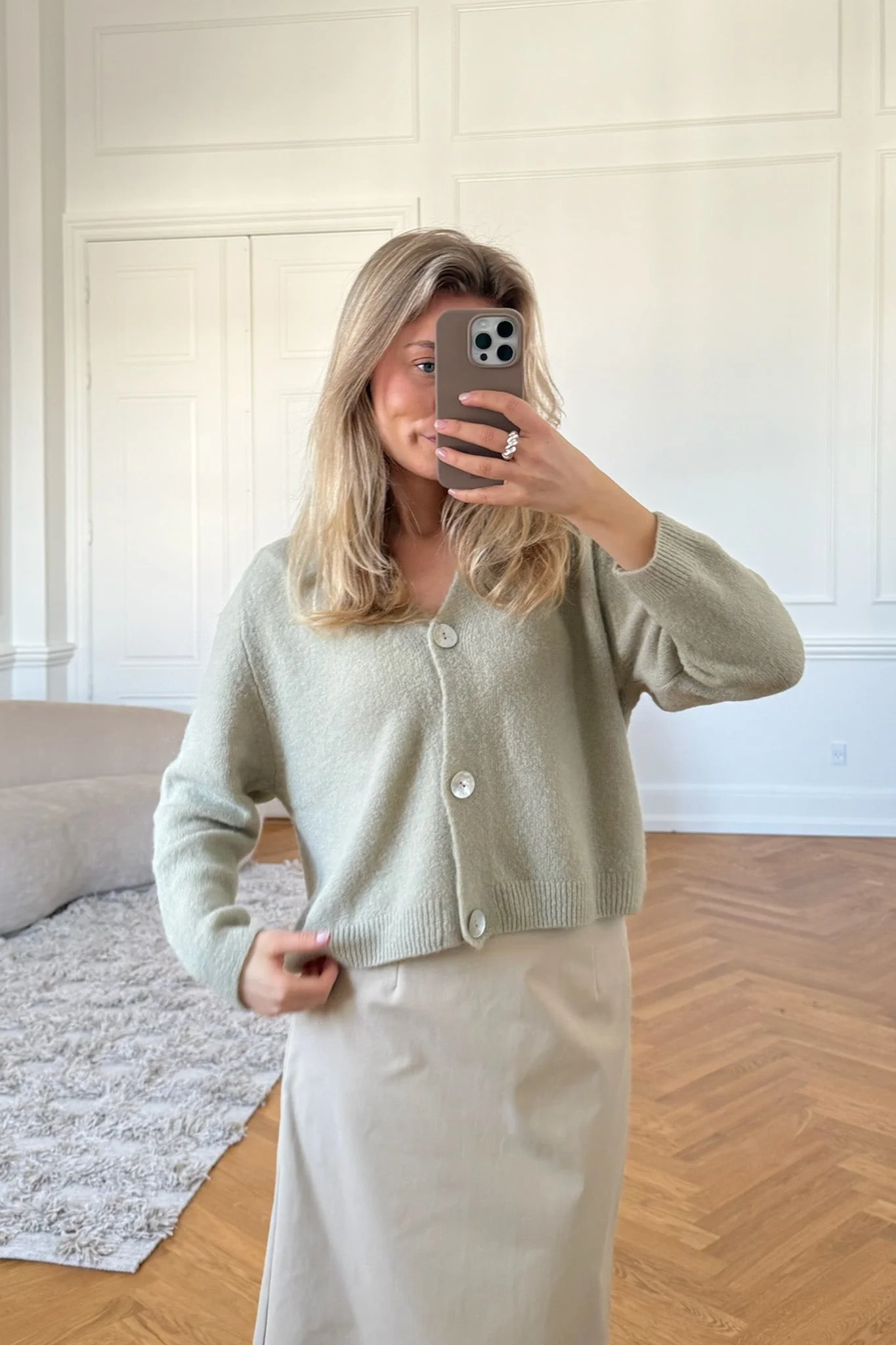 Vicky Cardigan Pistachio - Image 2