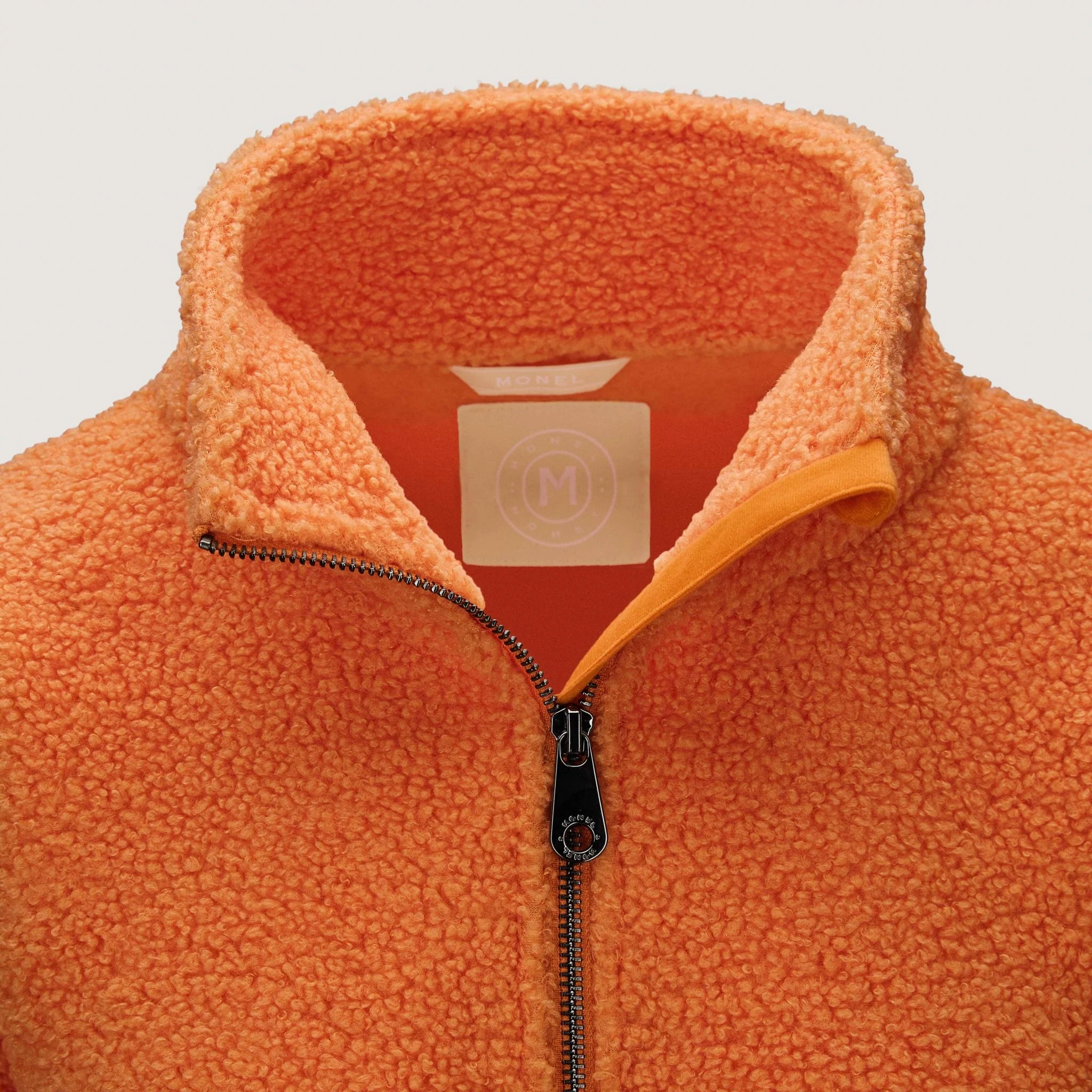 Annie Zip Sweater Orange - Image 8