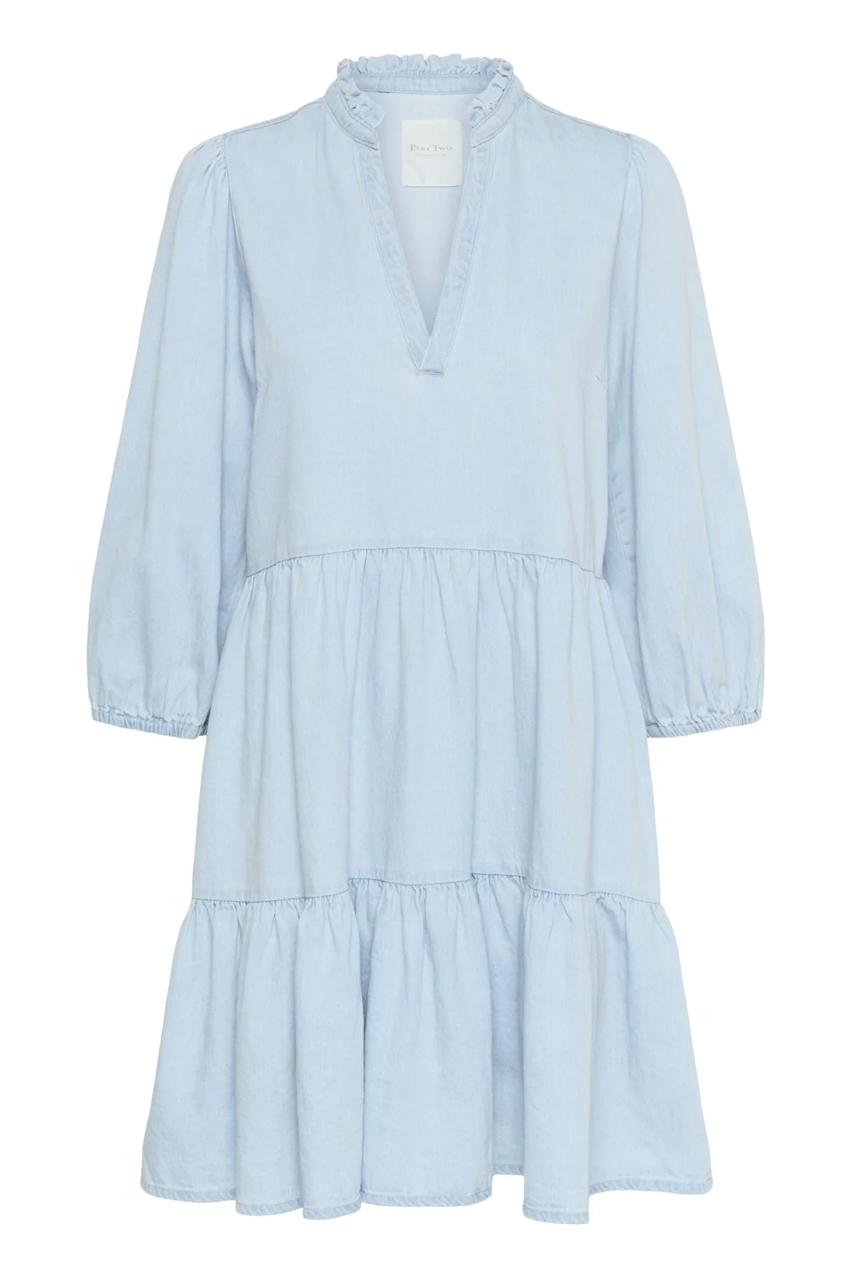 Viggasi Dress Whiteish Blue Denim - Image 2