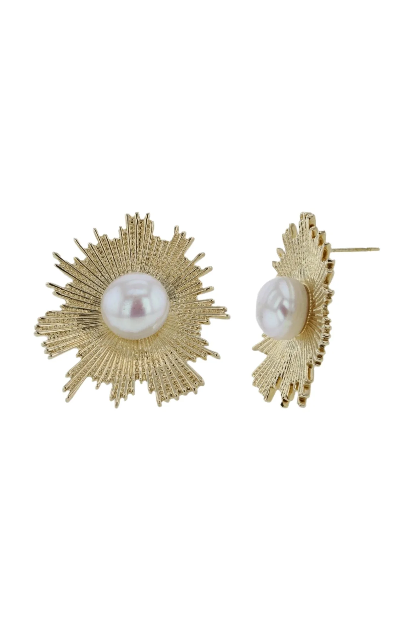 The Beam Earrings Gold