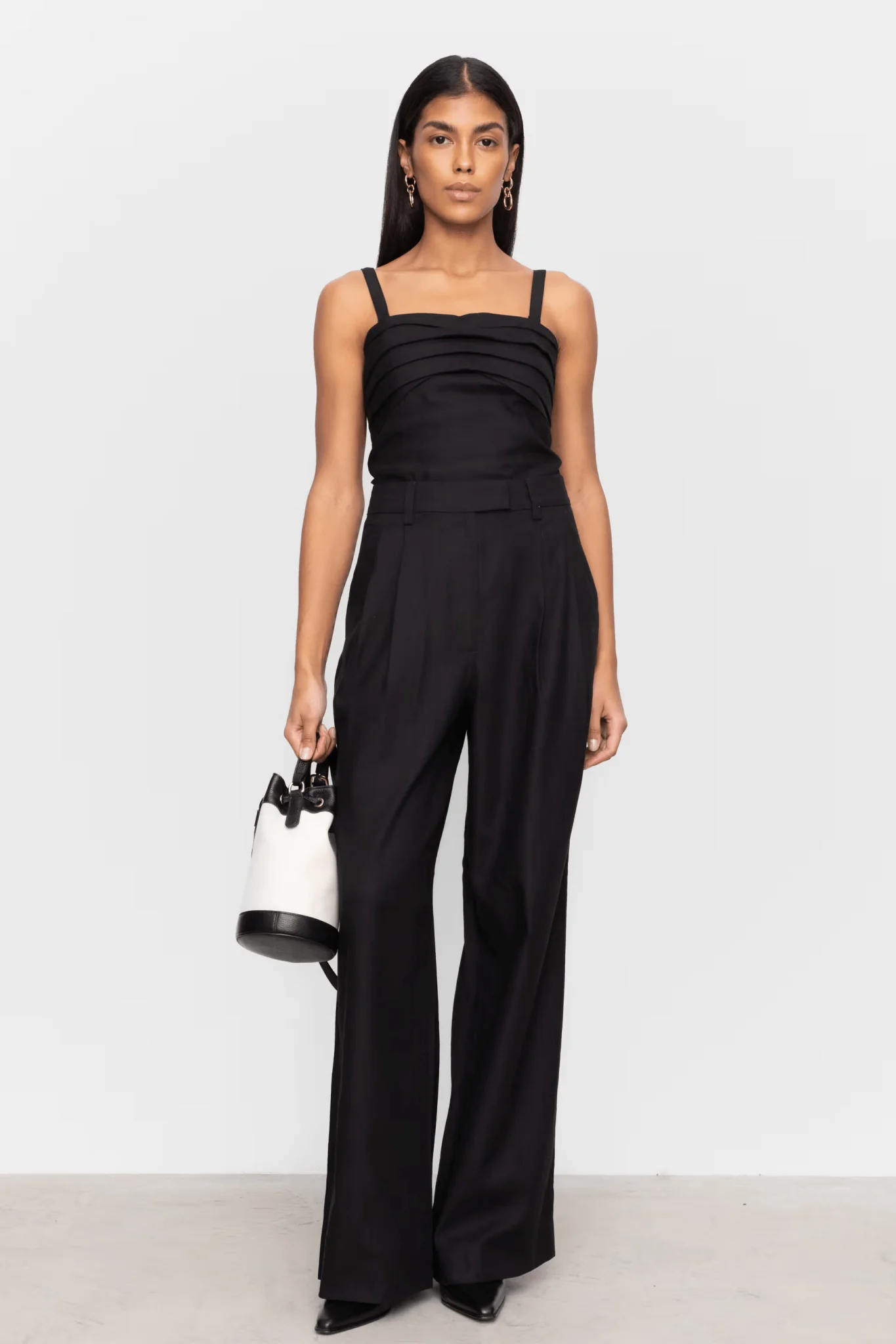 Ava Trouser Linen Black