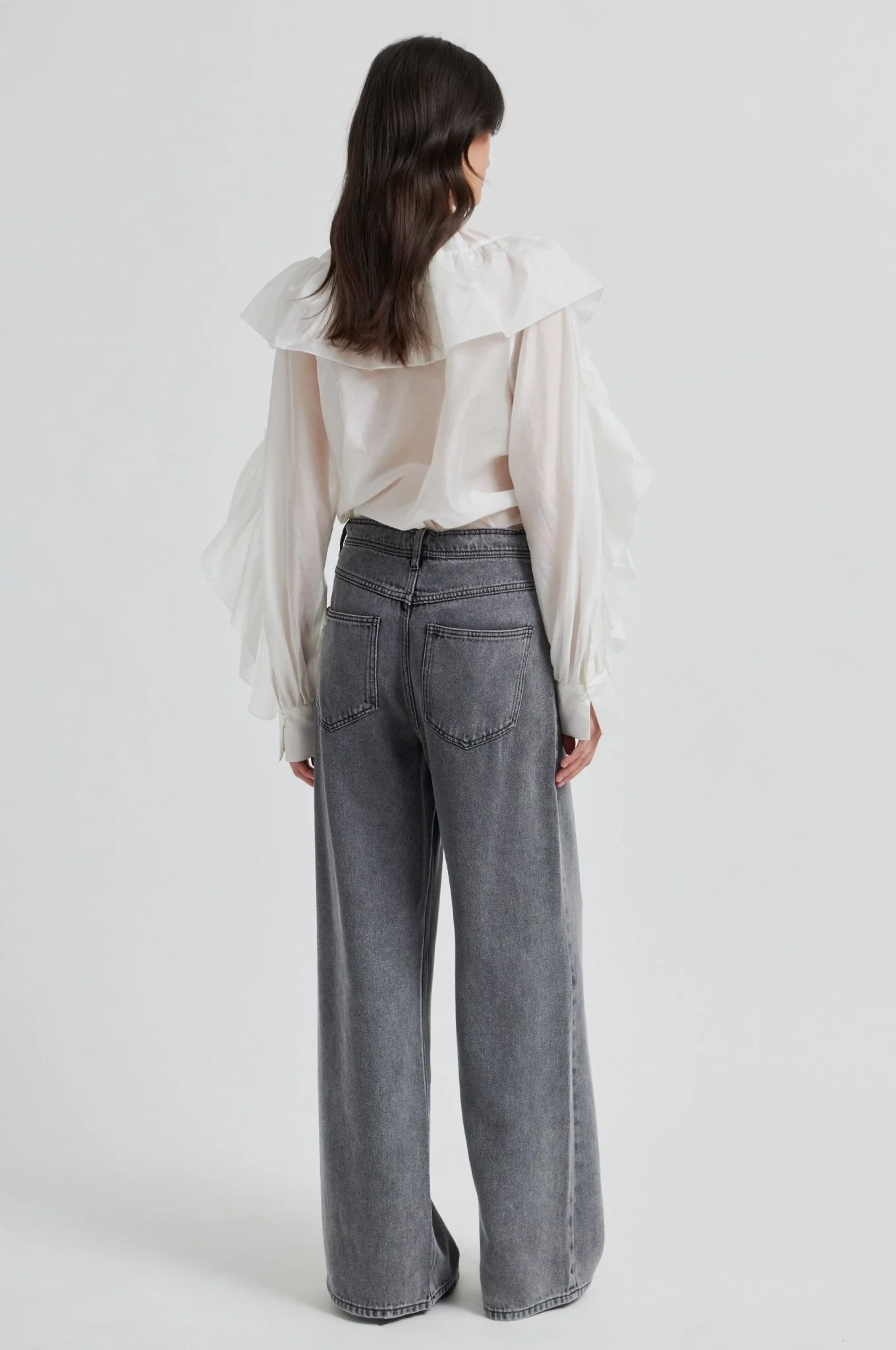 Fria Frill Blouse Tofu - Image 5