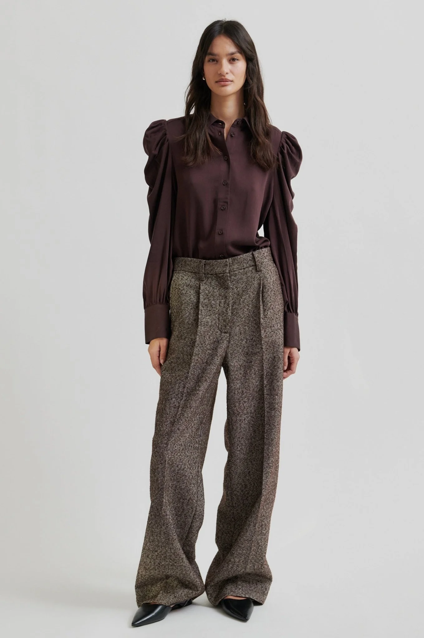 Samanta Shirt Chocolate Plum - Image 3