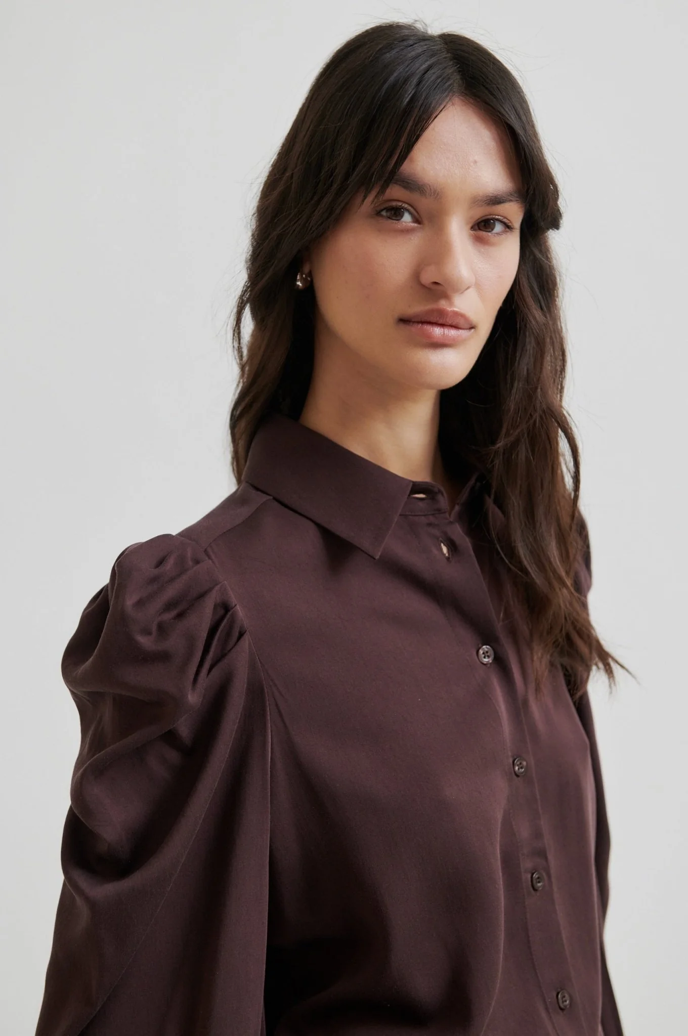 Samanta Shirt Chocolate Plum - Image 4