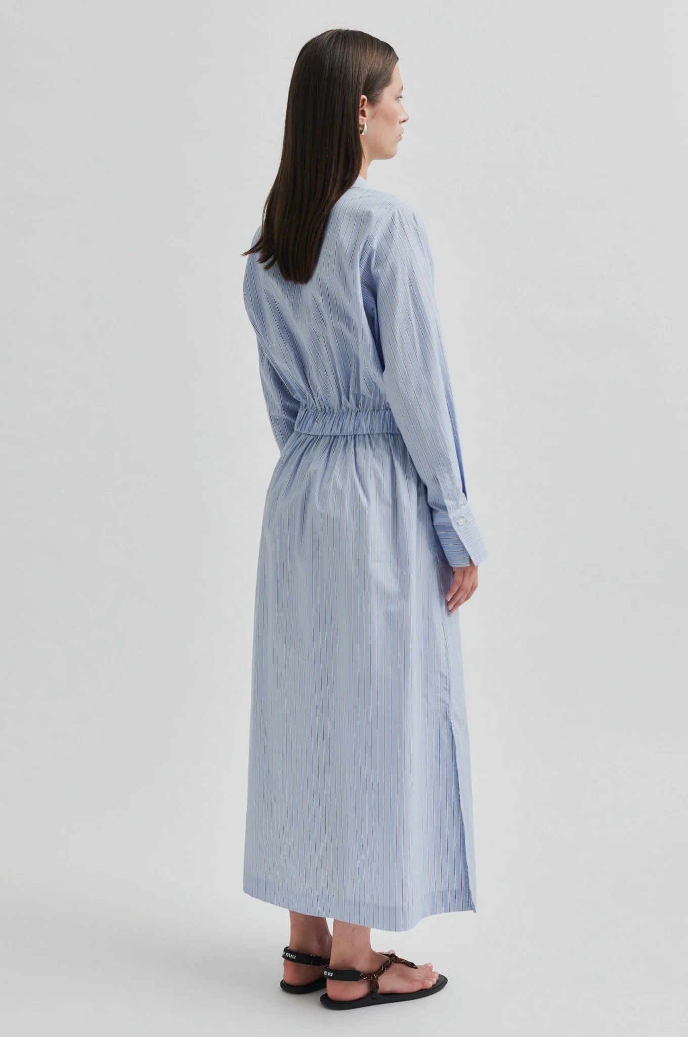 Alanis Dress Light Blue Stripe - Image 5